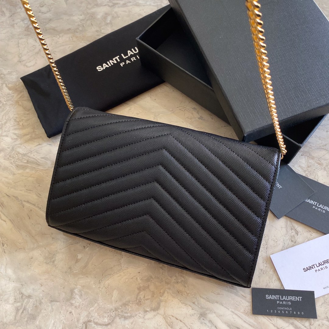 Saint Laurent Chain Wallet (22.5*14*4cm) - PerfectKickZ