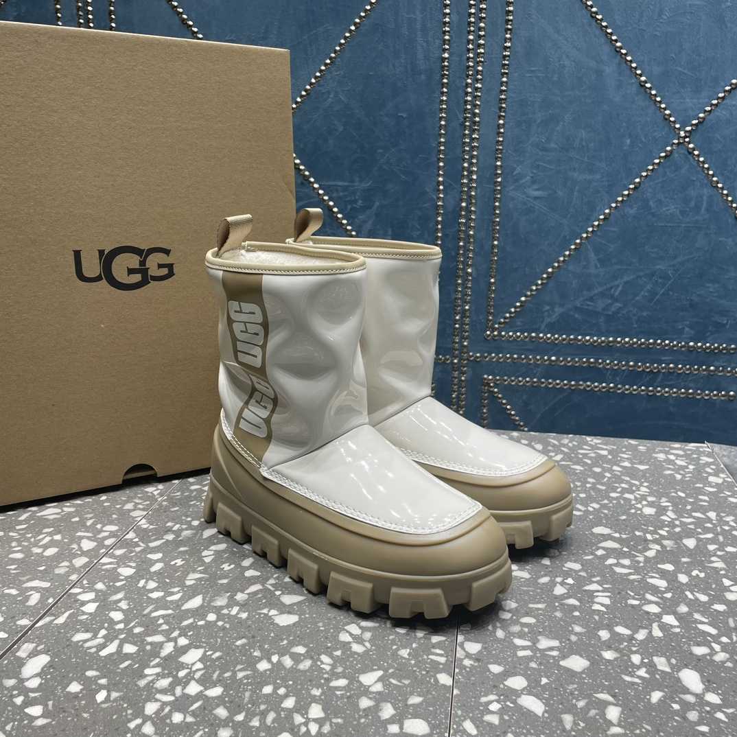 Ugg Classic Brellah Logo-print Boots - PerfectKickZ