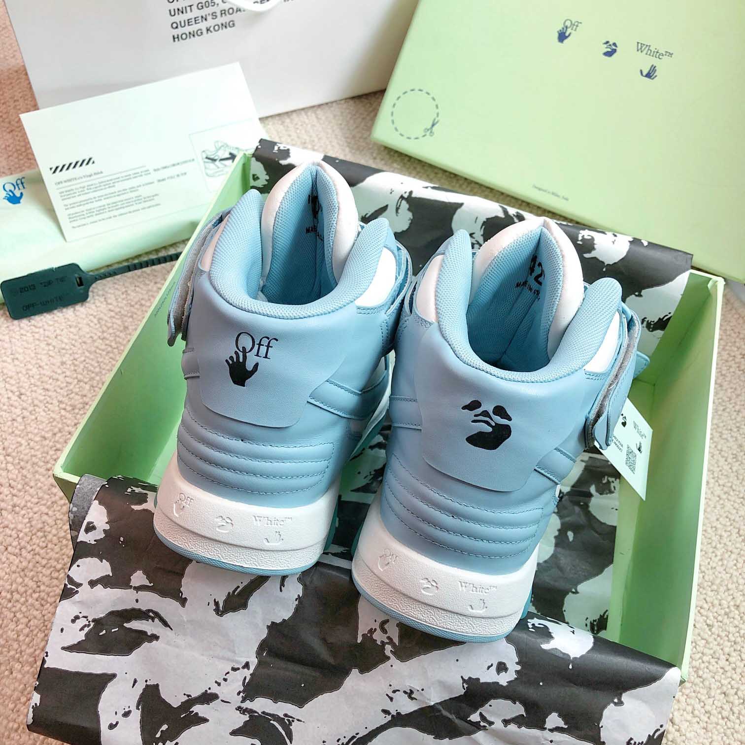 Off White Out Of Office Mid Top Sneaker - PerfectKickZ