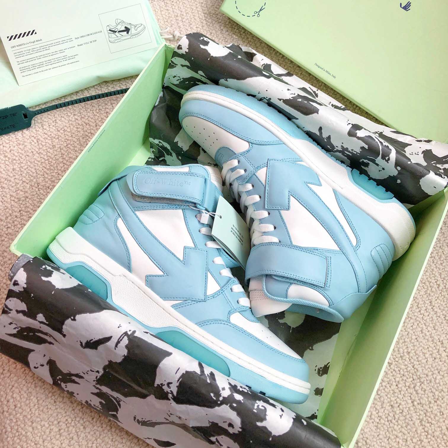 Off White Out Of Office Mid Top Sneaker - 