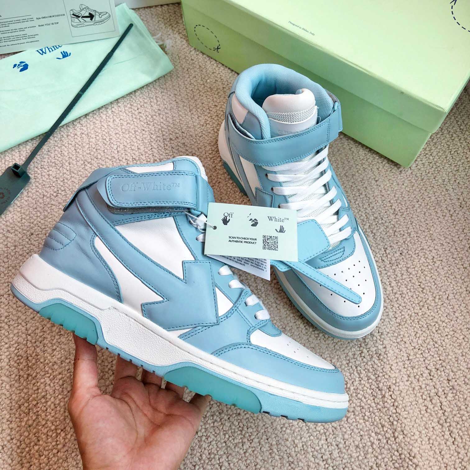 Off White Out Of Office Mid Top Sneaker - PerfectKickZ