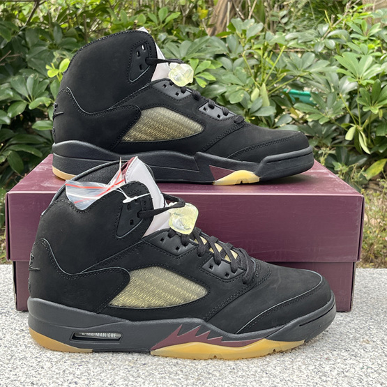 A Ma Maniére x Air Jordan 5 “Black” Sneakers     FD1330-001  - PerfectKickZ