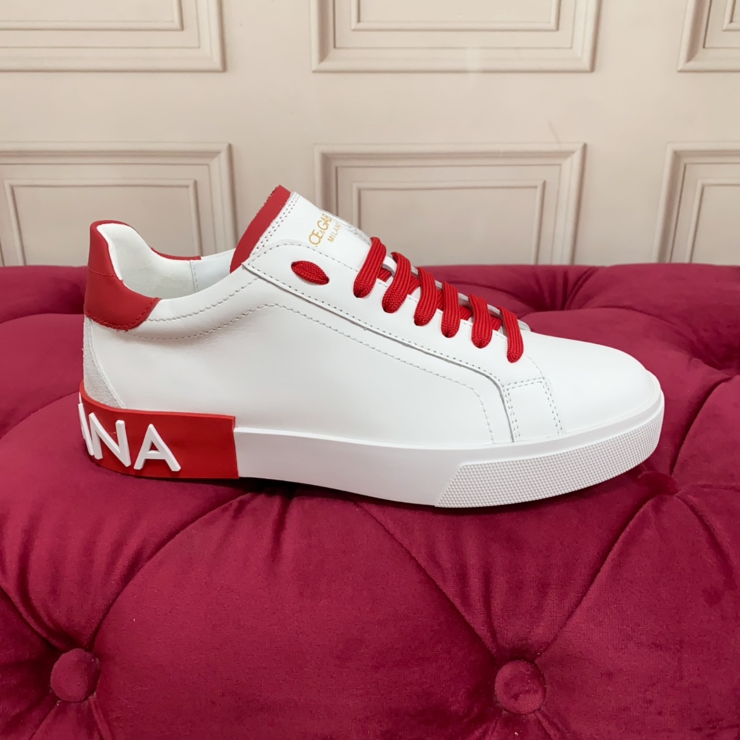 Dolce & Gabbana Calfskin Portofino Sneakers - PerfectKickZ