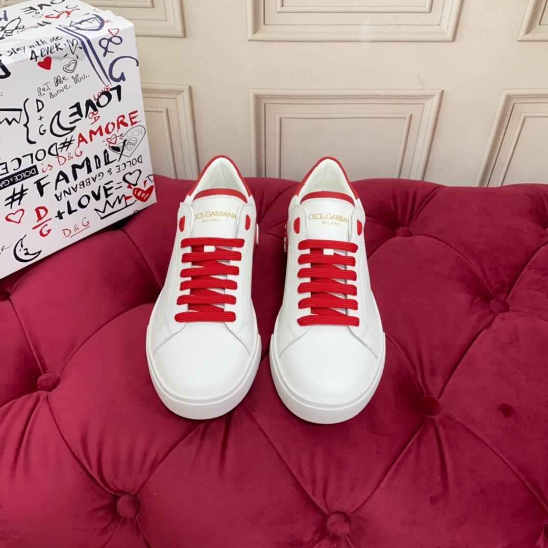 Dolce & Gabbana Calfskin Portofino Sneakers - PerfectKickZ