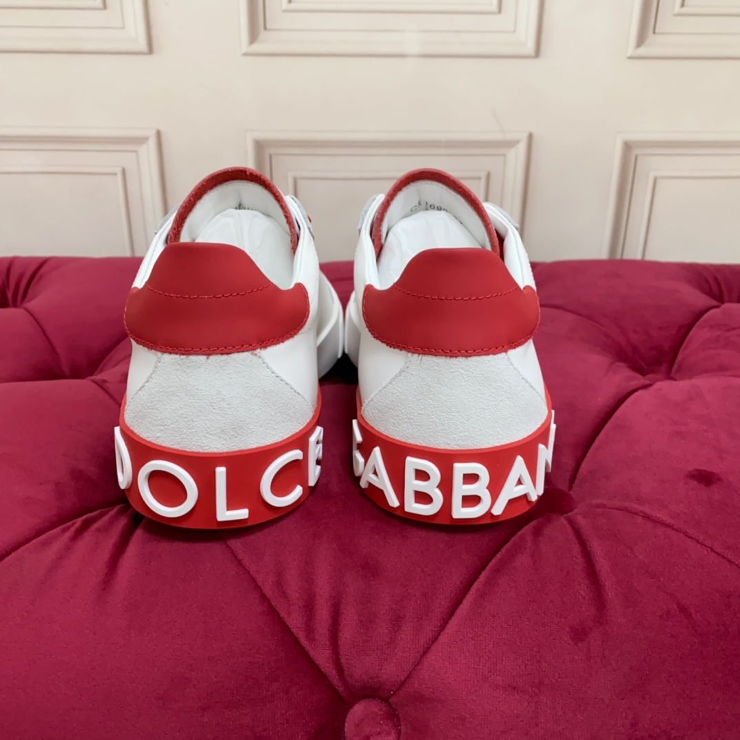 Dolce & Gabbana Calfskin Portofino Sneakers - PerfectKickZ