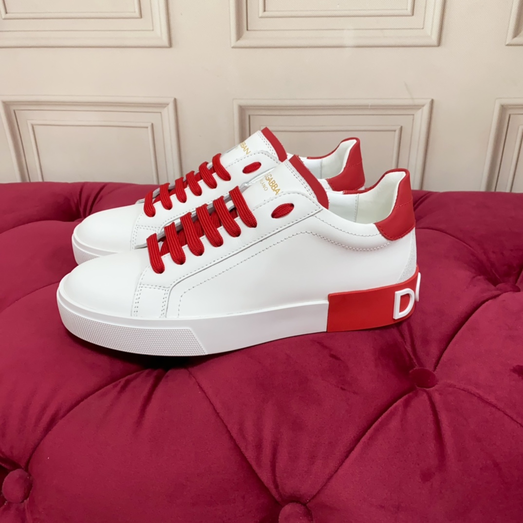Dolce & Gabbana Calfskin Portofino Sneakers - PerfectKickZ