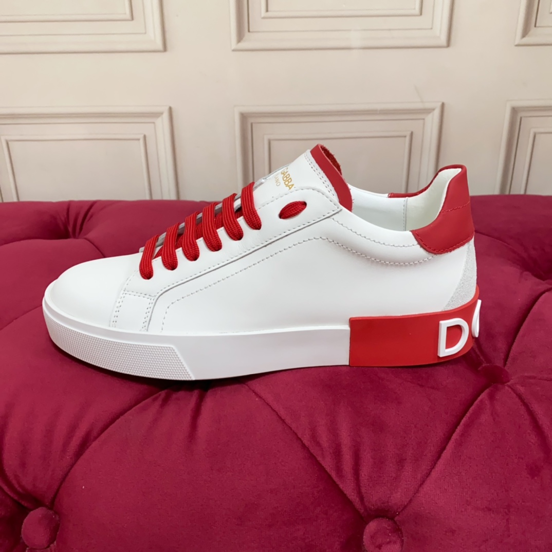 Dolce & Gabbana Calfskin Portofino Sneakers - PerfectKickZ