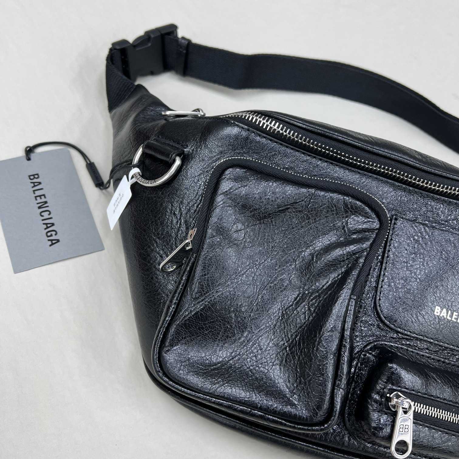 Balenciaga Superbusy Beltpack In Black - PerfectKickZ