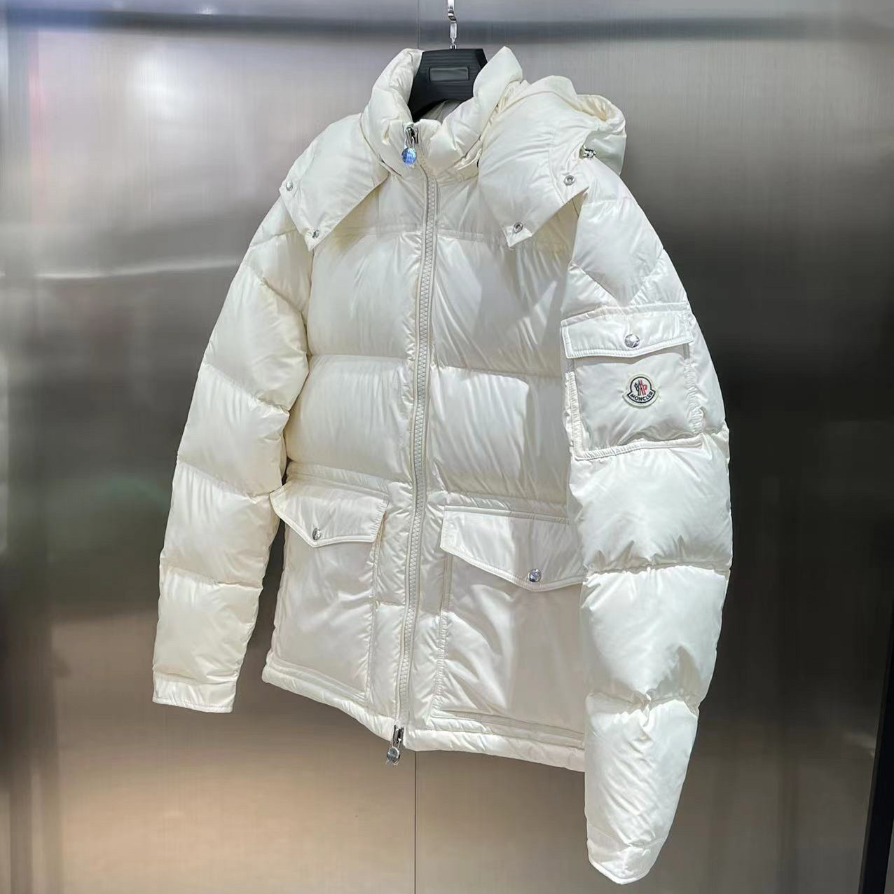Moncler Feather-down Hooded Puffer Jacket - PerfectKickZ