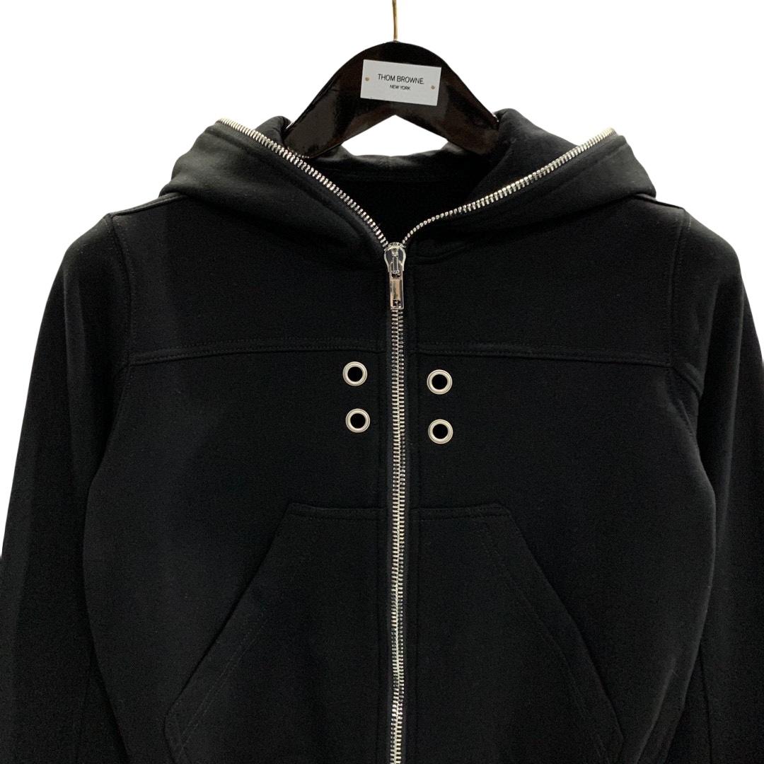Rick Owens Eyelet-detail Zip-up Hoodie - PerfectKickZ