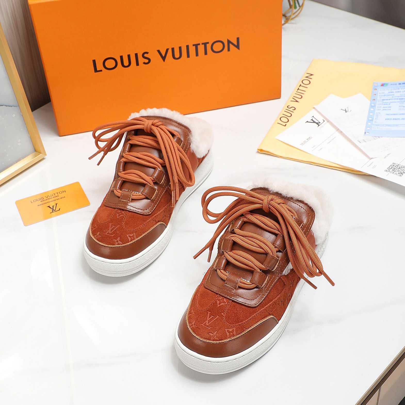 Louis Vuitton Lous Open Back Sneaker - PerfectKickZ