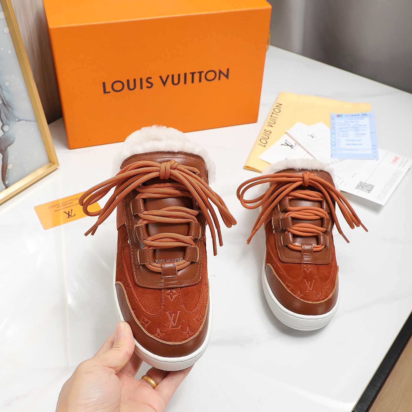 Louis Vuitton Lous Open Back Sneaker - PerfectKickZ