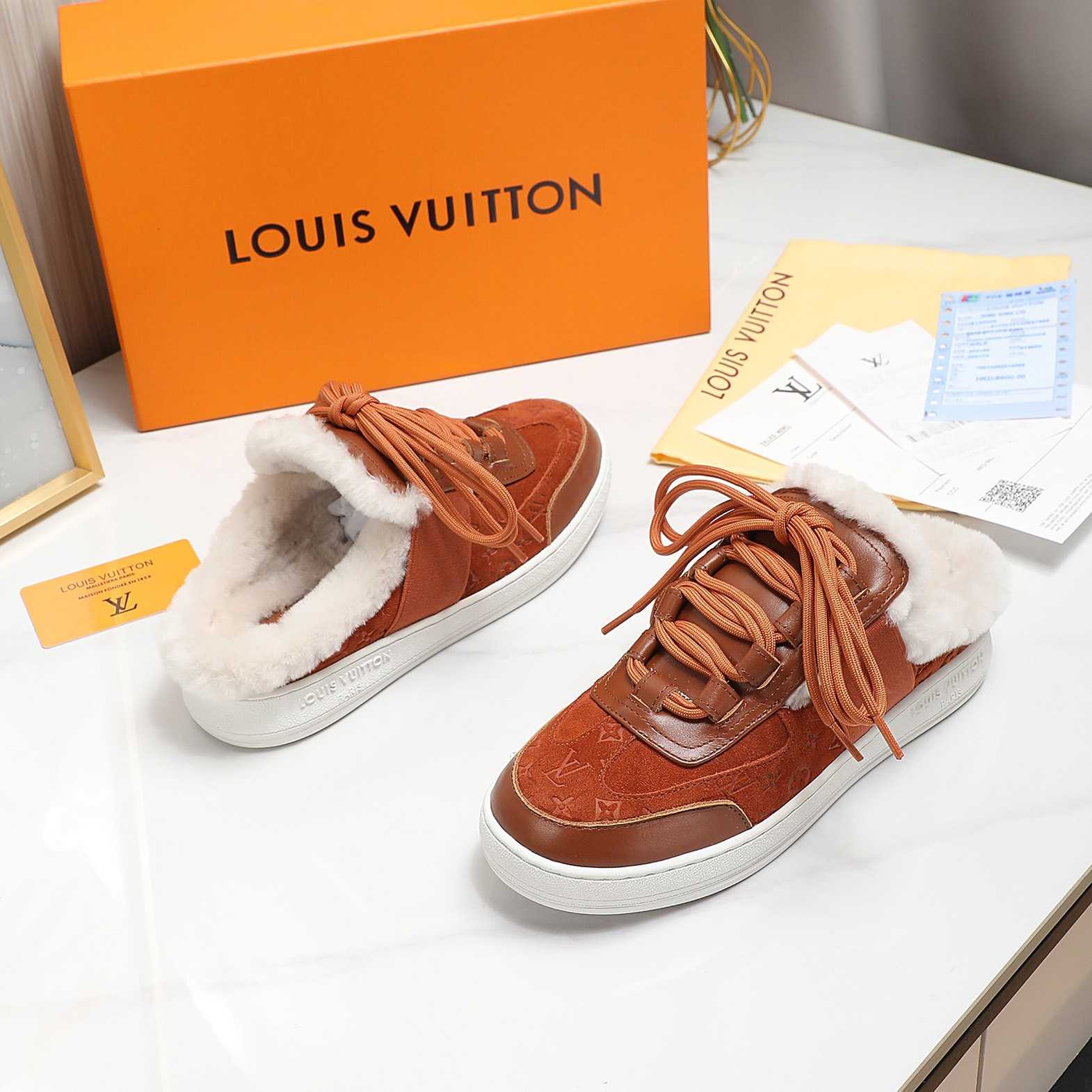 Louis Vuitton Lous Open Back Sneaker - PerfectKickZ