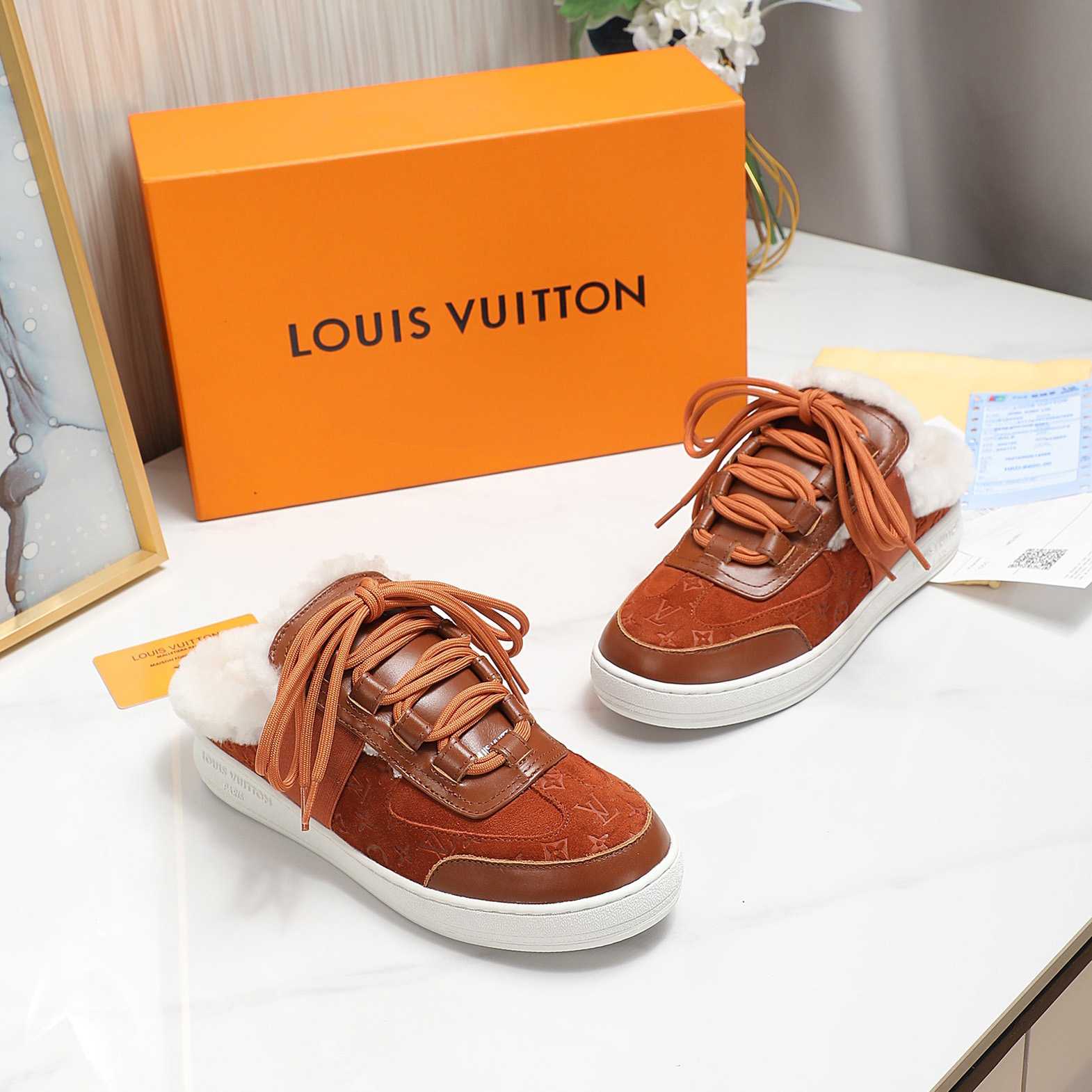 Louis Vuitton Lous Open Back Sneaker - PerfectKickZ