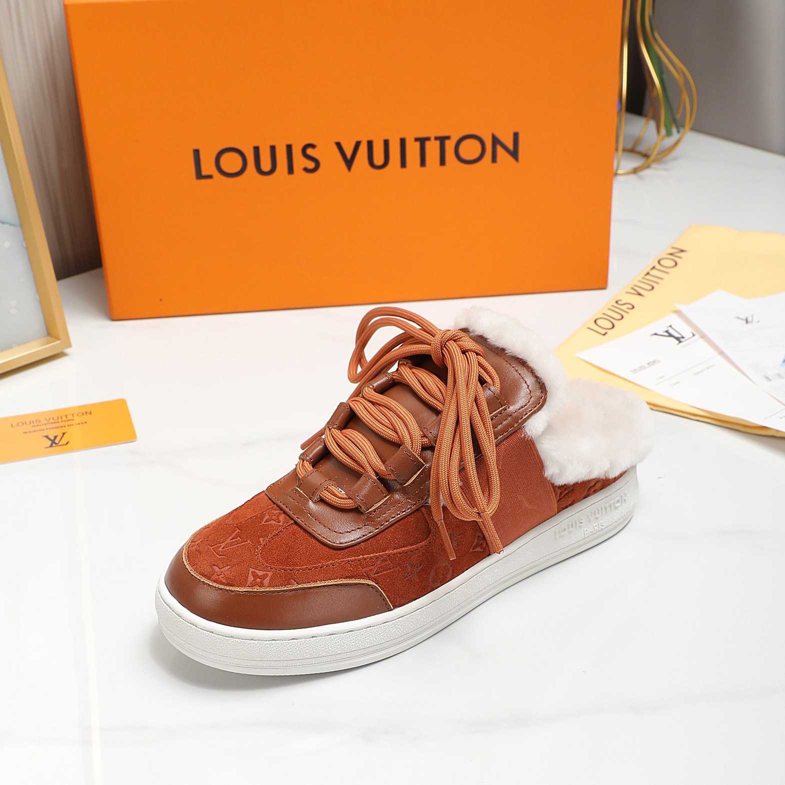 Louis Vuitton Lous Open Back Sneaker - PerfectKickZ