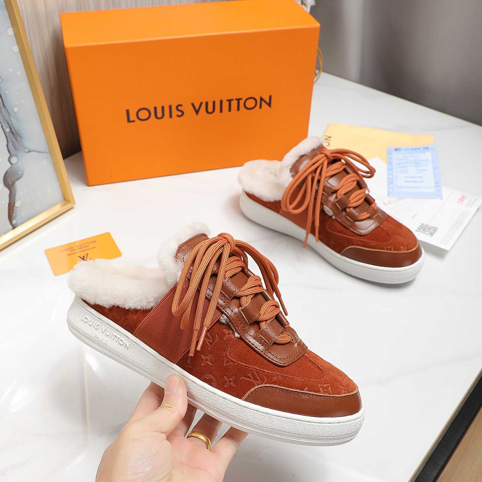 Louis Vuitton Lous Open Back Sneaker - PerfectKickZ