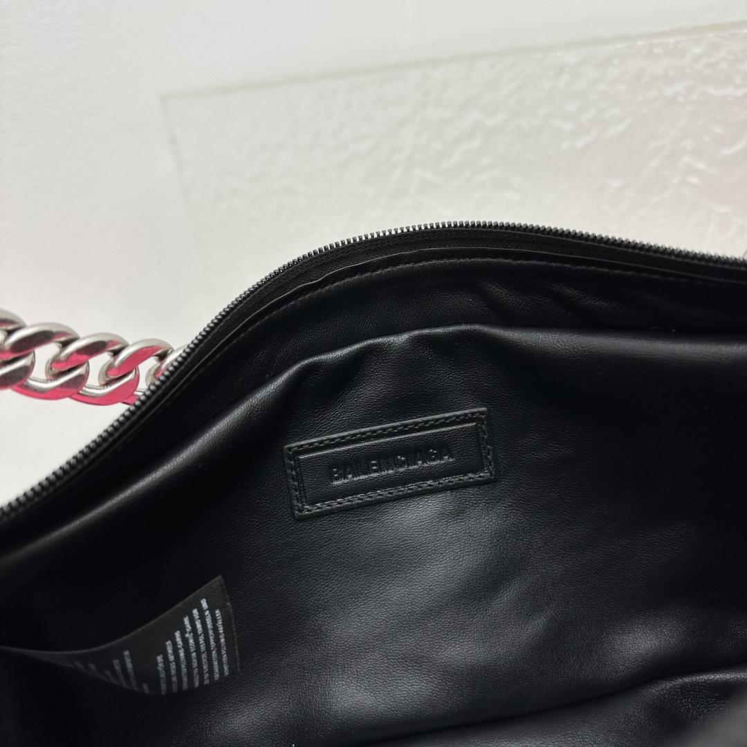 Balenciaga Raver Medium Bag With Chain In Neon Pink - PerfectKickZ