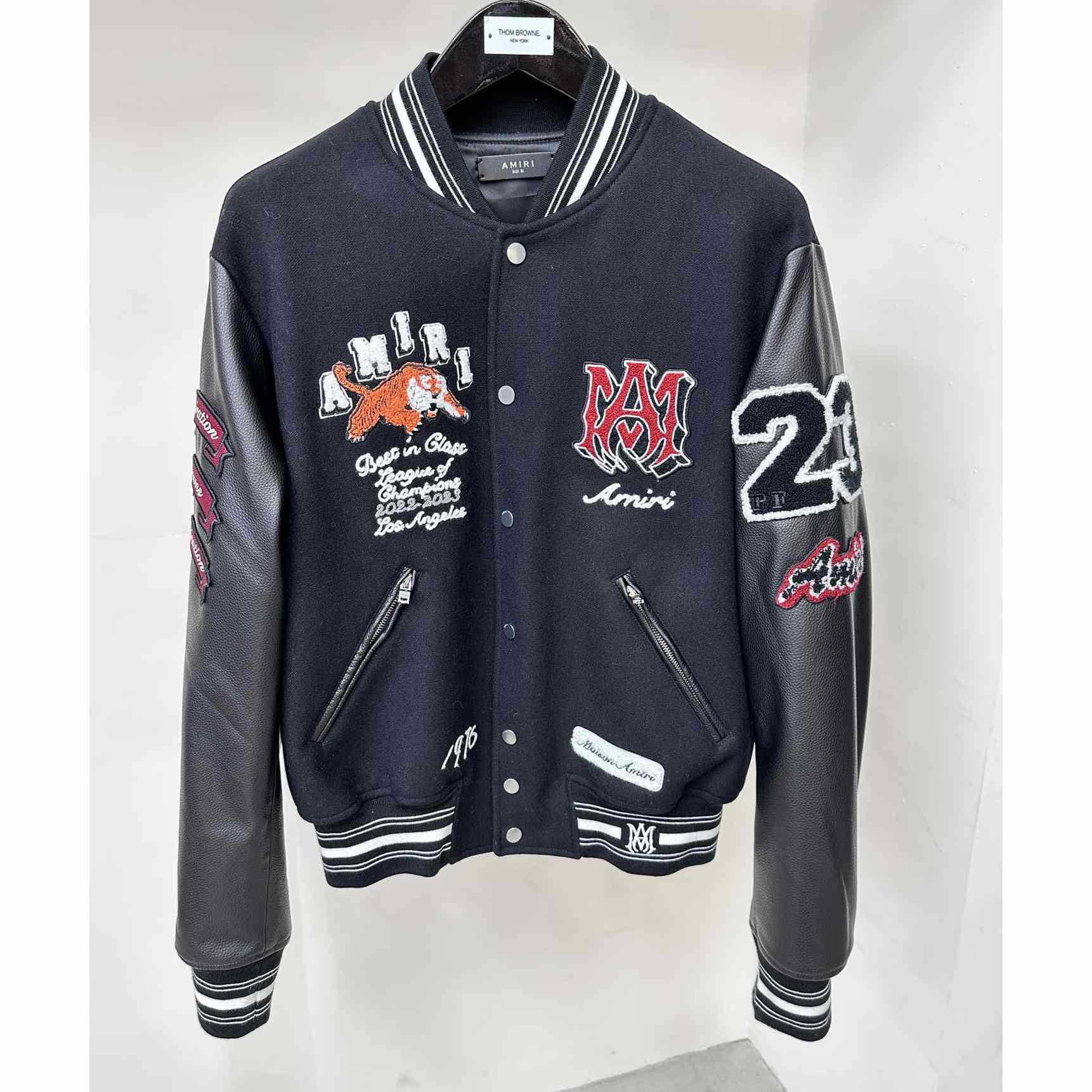 Amiri Bones Varsity Jacket - PerfectKickZ