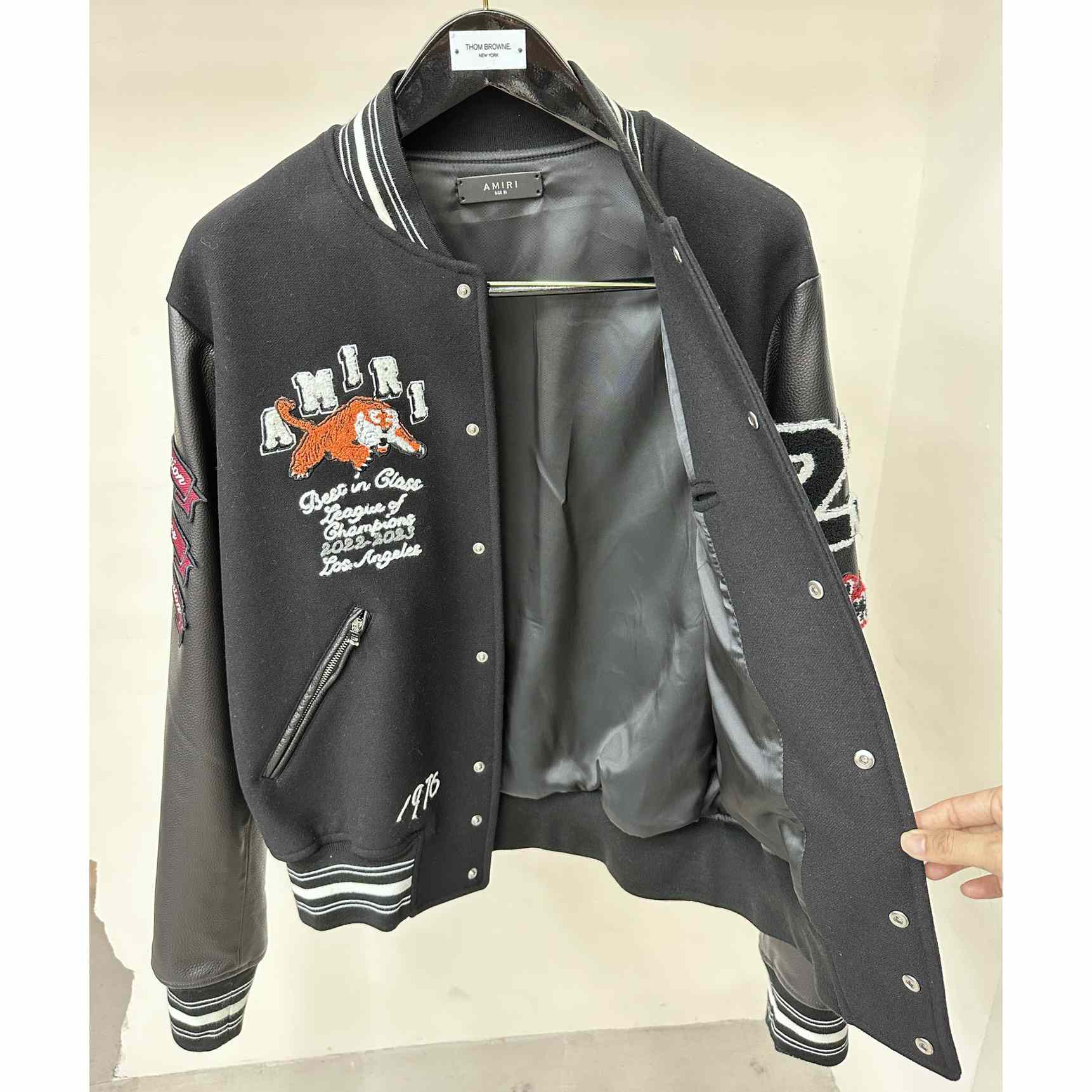 Amiri Bones Varsity Jacket - PerfectKickZ