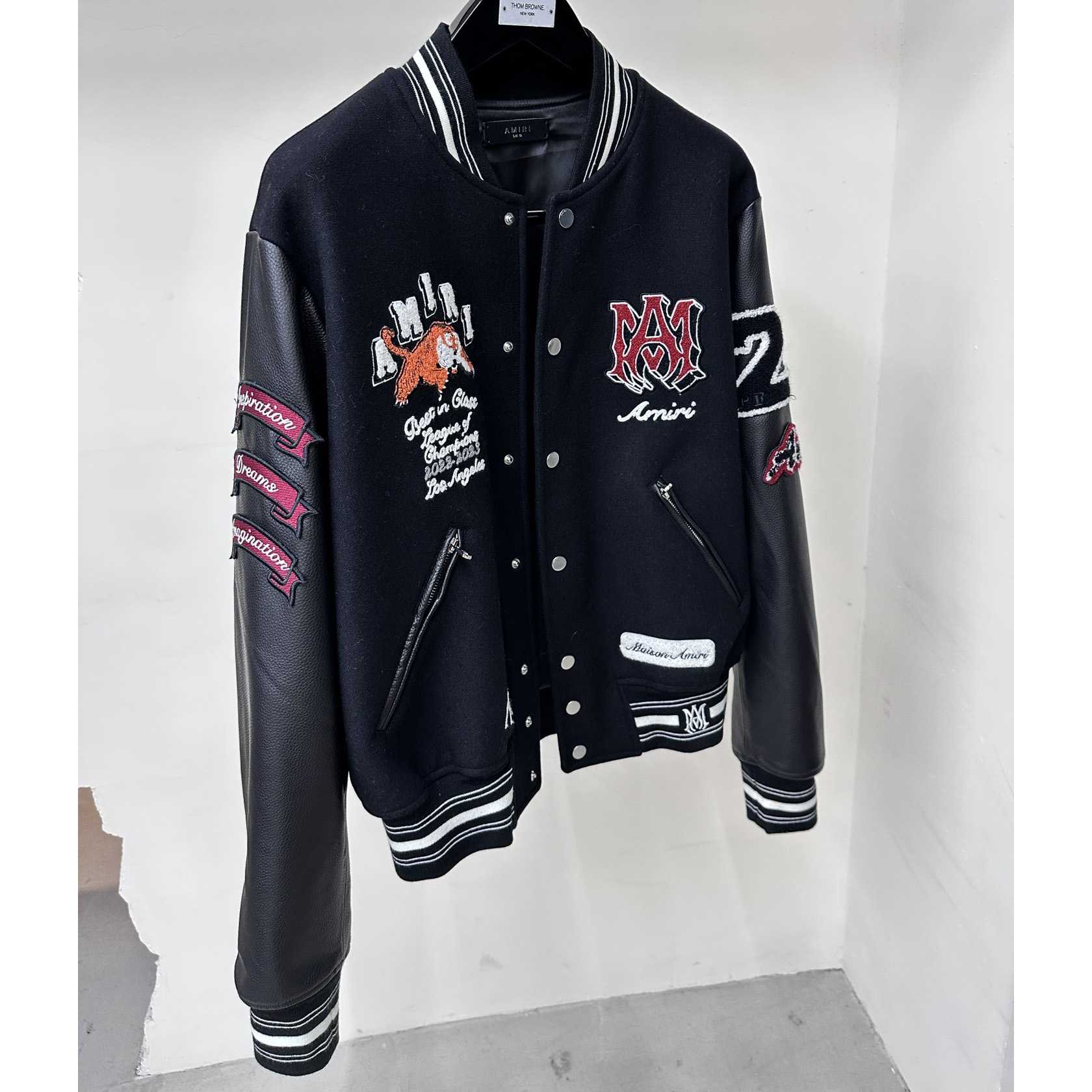 Amiri Bones Varsity Jacket - PerfectKickZ