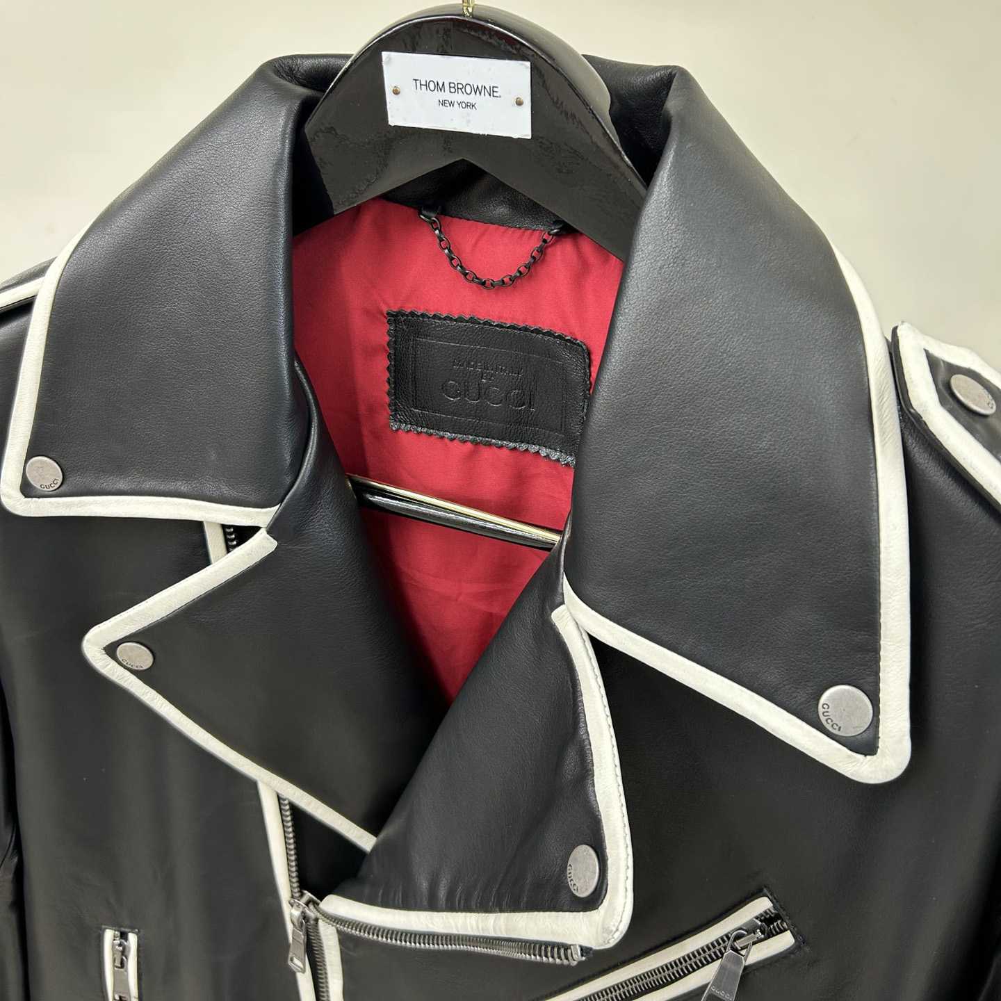 Gucci Leather Jacket - PerfectKickZ