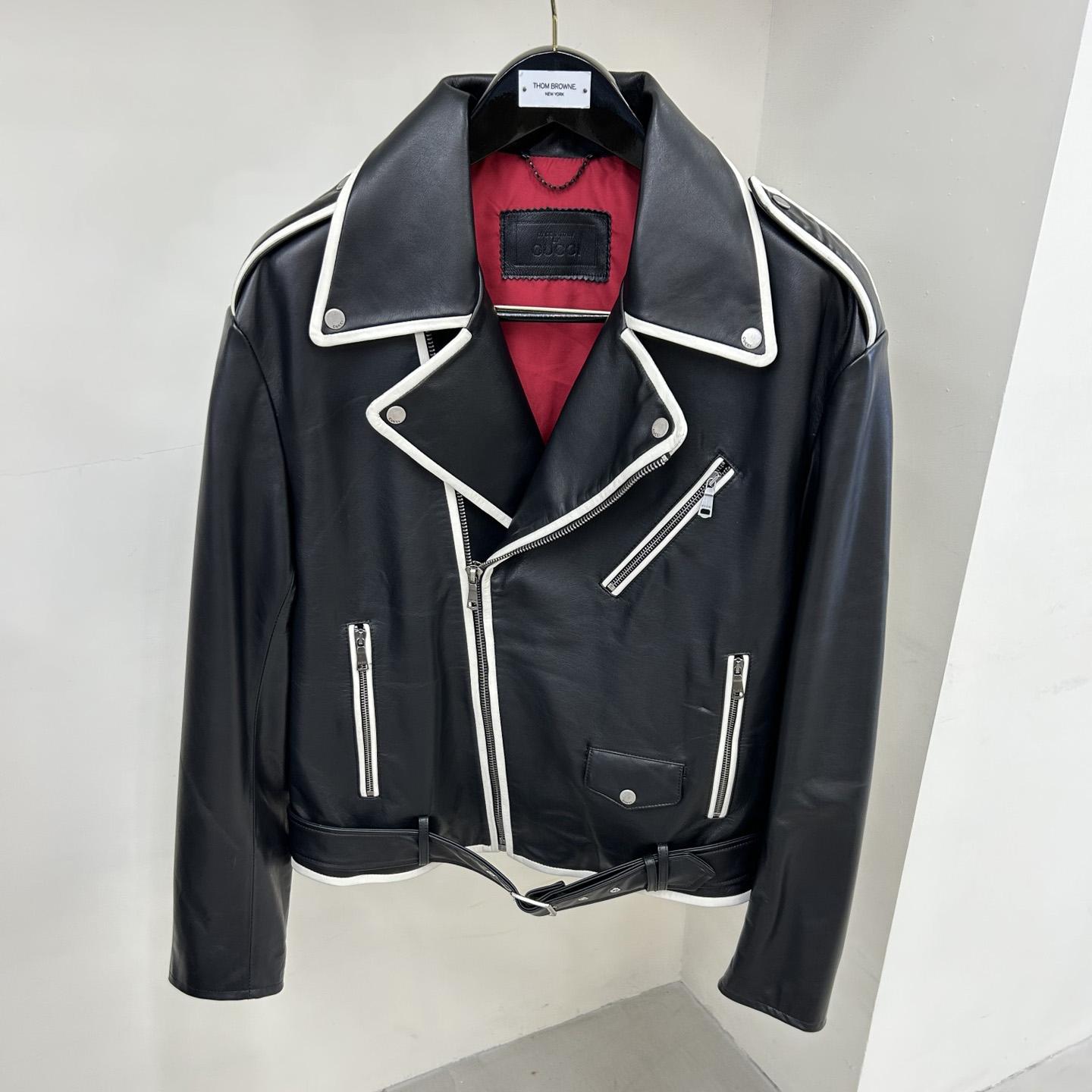 Gucci Leather Jacket - PerfectKickZ
