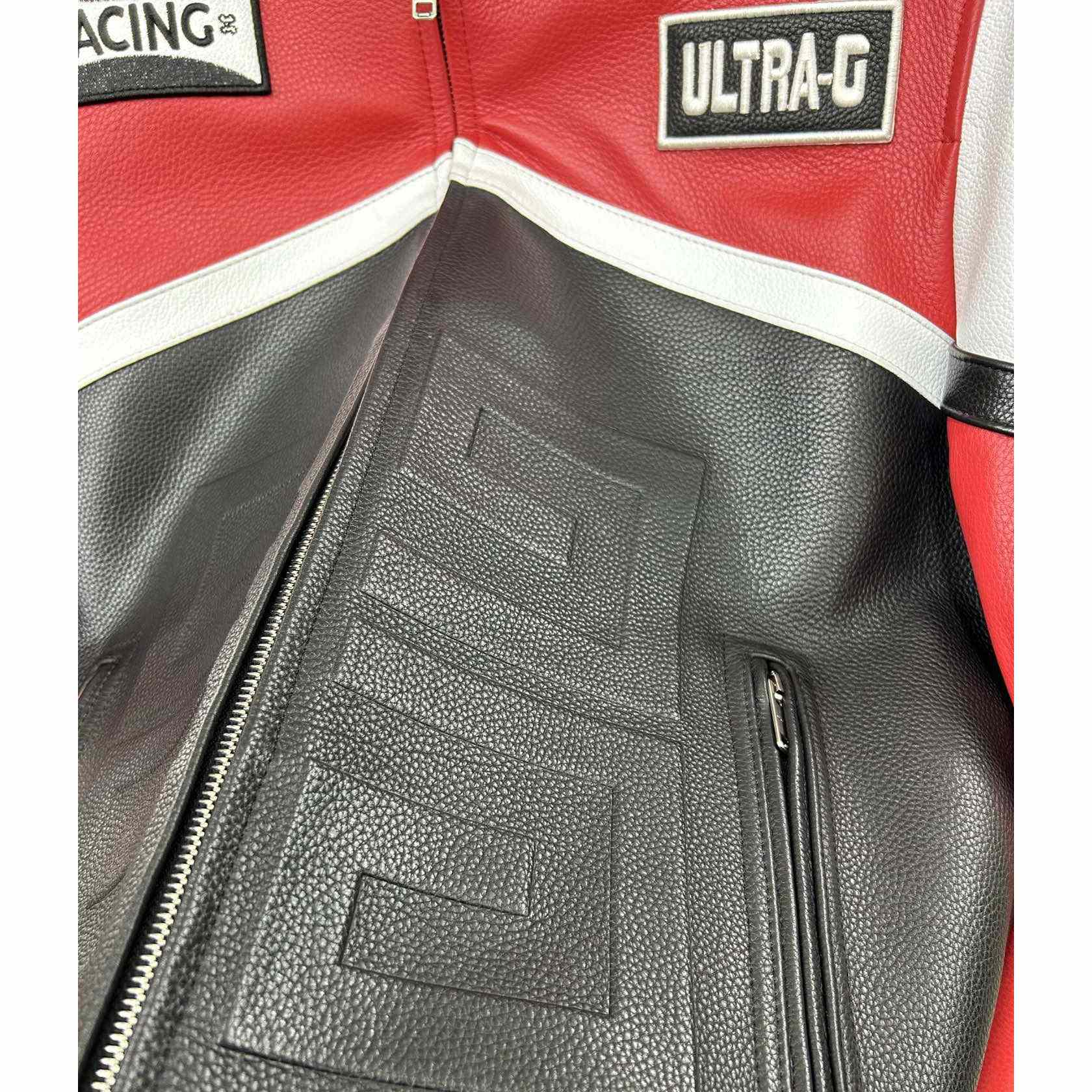 Givenchy Red 4g Motif Biker Jacket - PerfectKickZ
