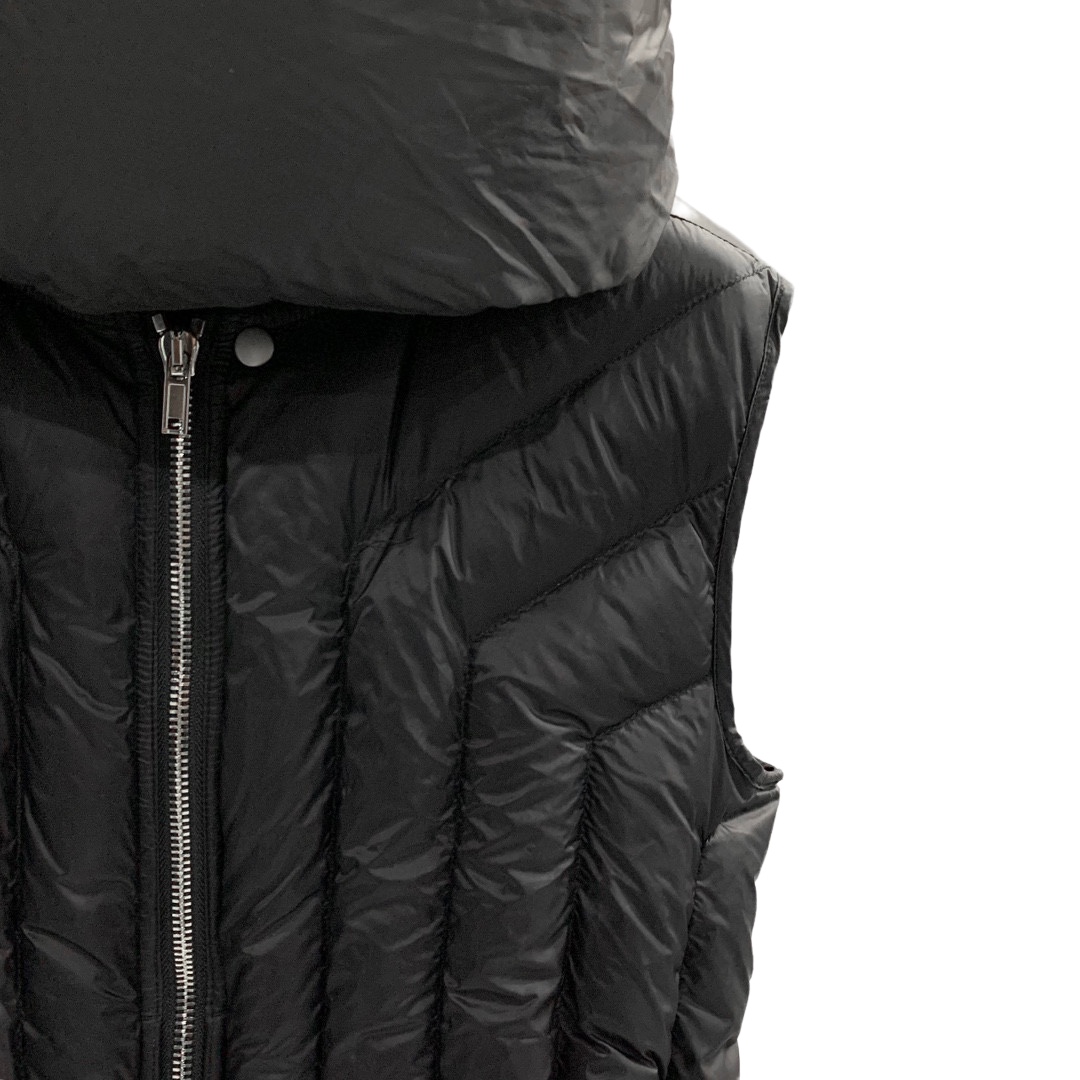 Rick Owens Black Quilted Down Vest - PerfectKickZ