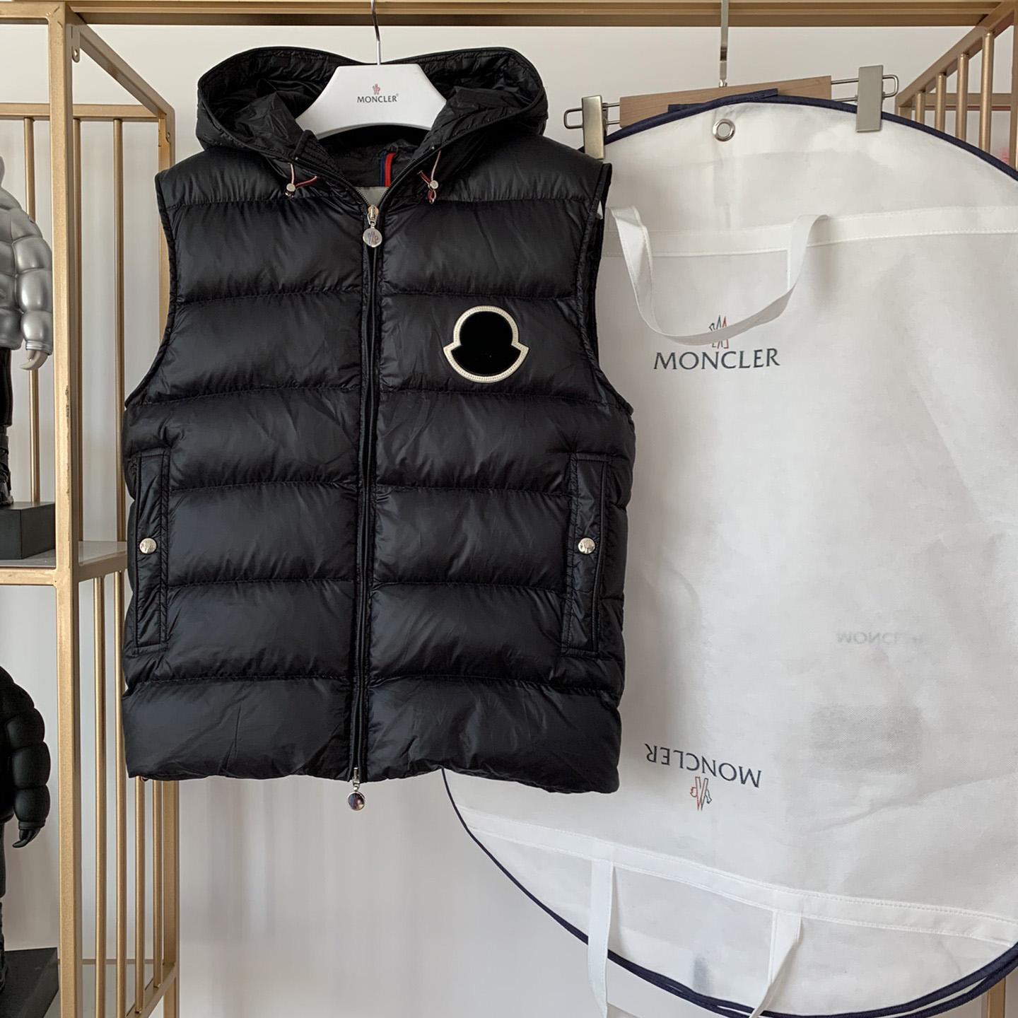 Moncler Black Vanoise Hooded Gilet - PerfectKickZ