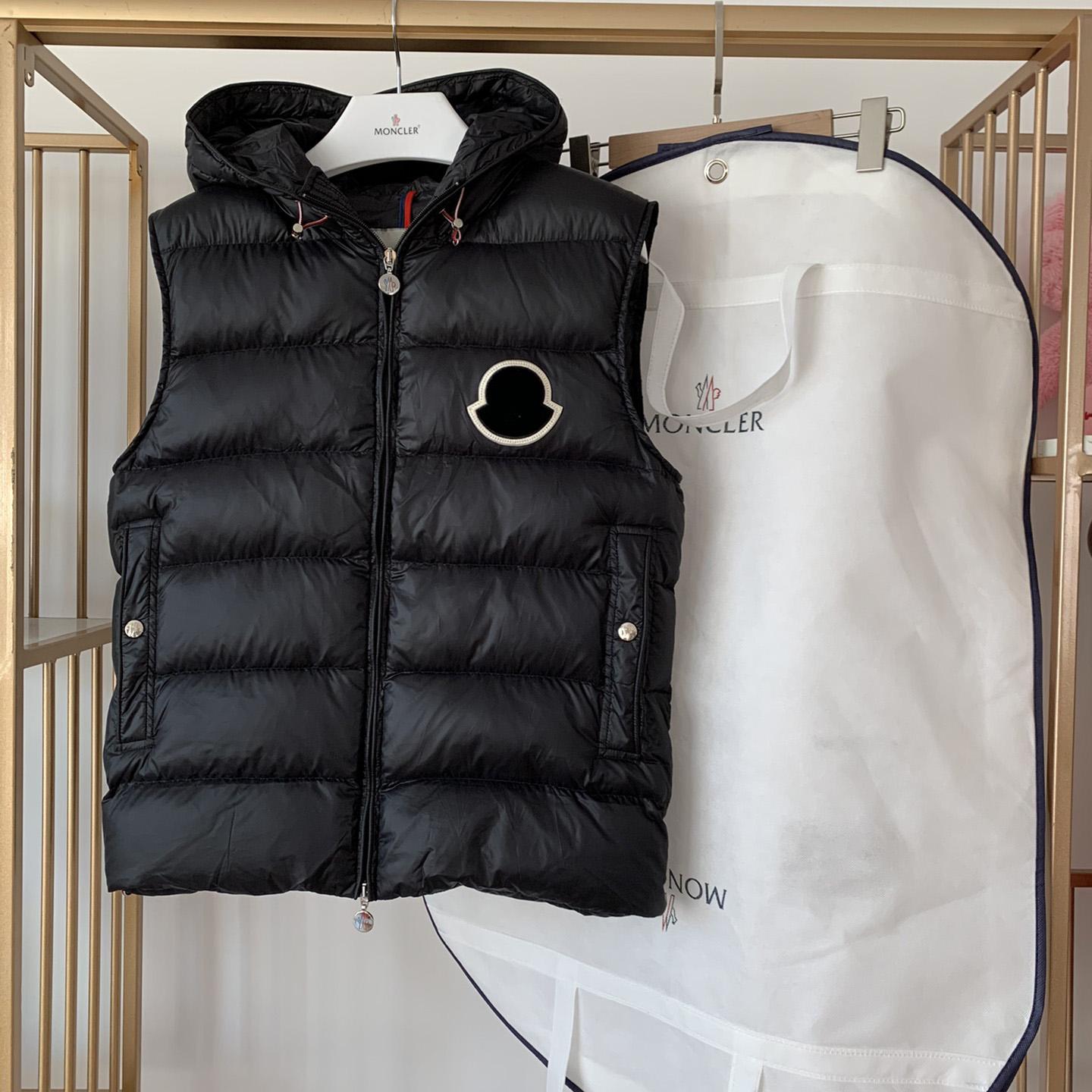 Moncler Black Vanoise Hooded Gilet - PerfectKickZ