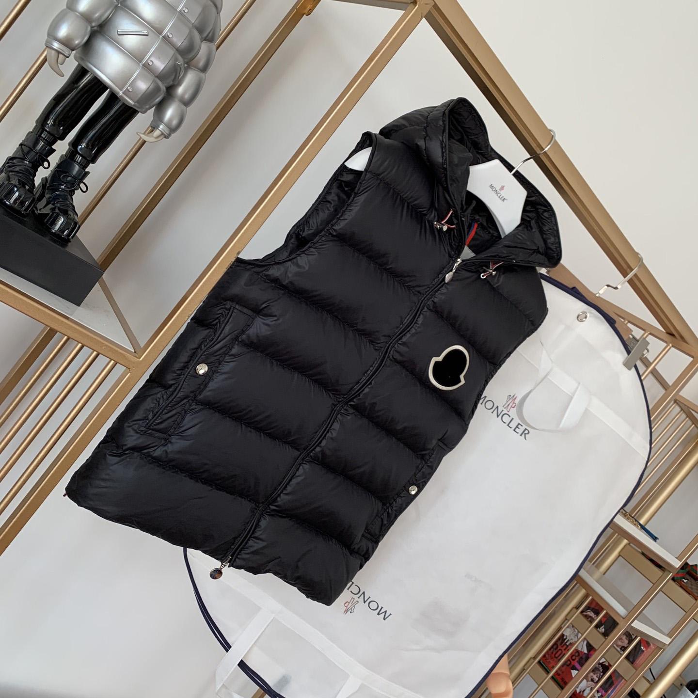 Moncler Black Vanoise Hooded Gilet - PerfectKickZ