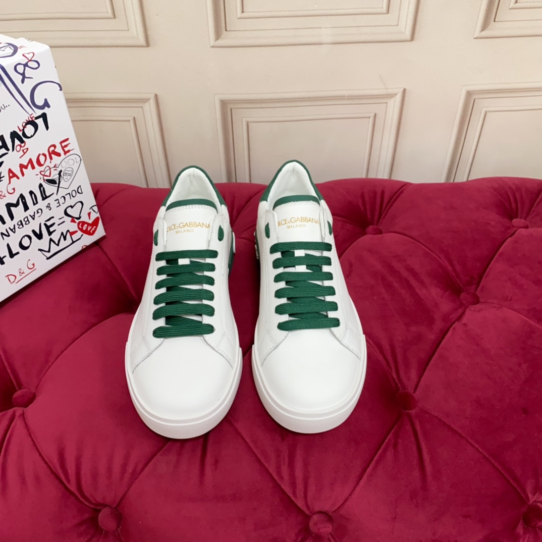 Dolce & Gabbana Calfskin Portofino Sneakers - PerfectKickZ