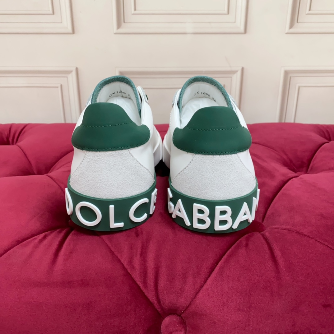 Dolce & Gabbana Calfskin Portofino Sneakers - PerfectKickZ