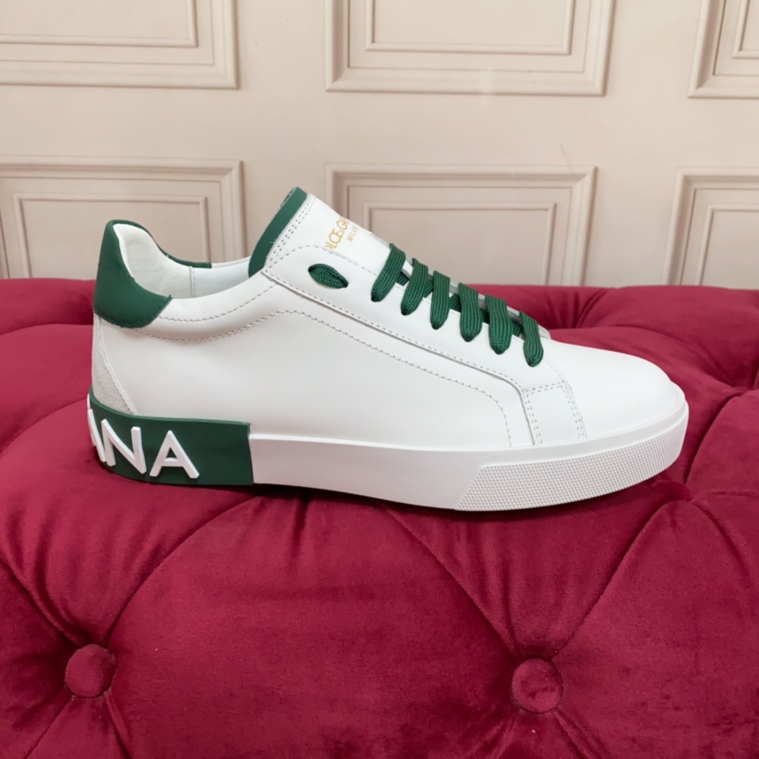 Dolce & Gabbana Calfskin Portofino Sneakers - PerfectKickZ