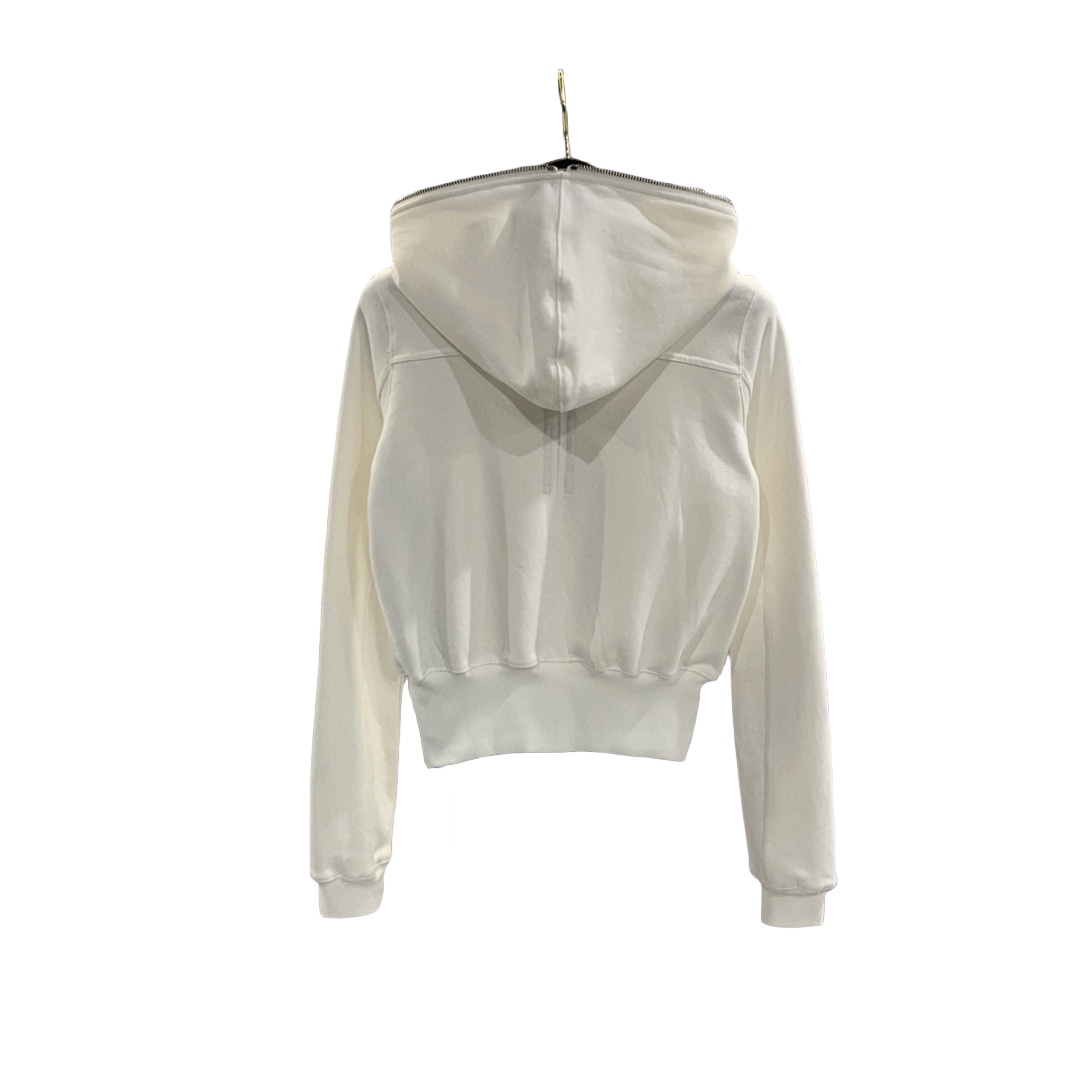 Rick Owens Eyelet-detail Zip-up Hoodie - PerfectKickZ