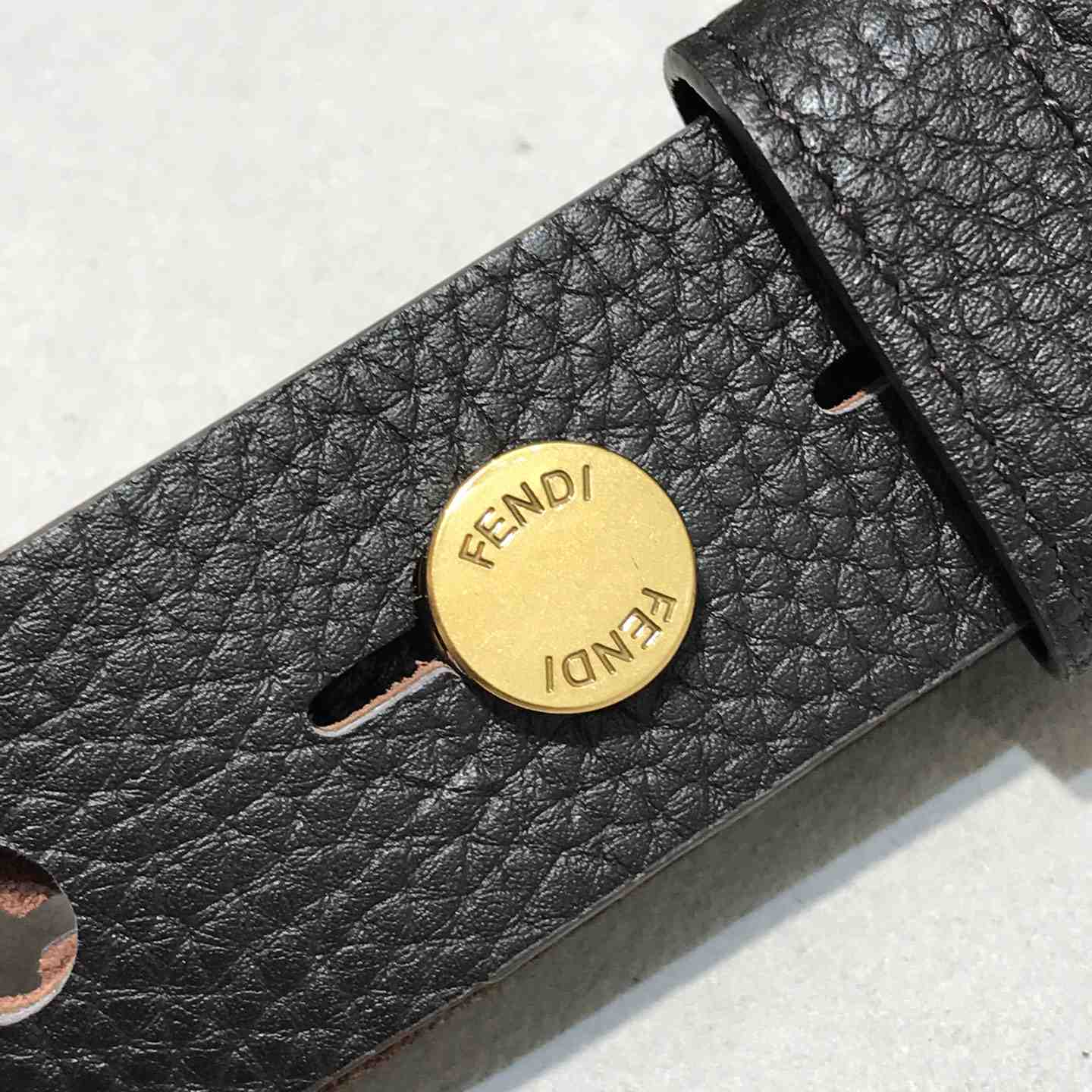 Fendi Women Long Tie Belt With F-Shaped Tip - PerfectKickZ