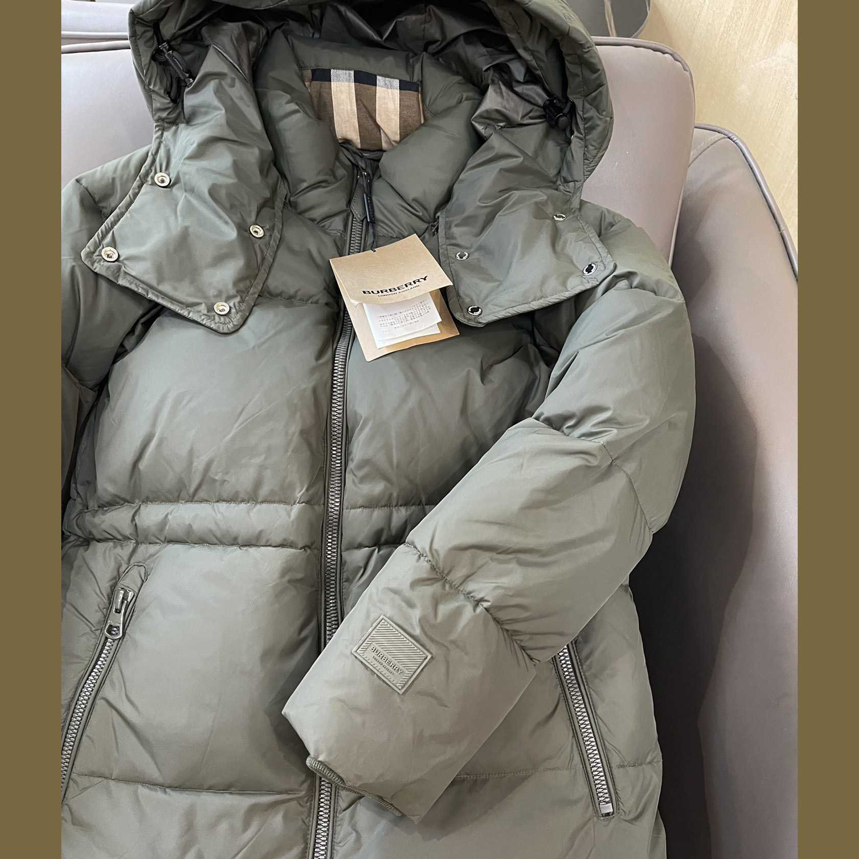 Burberry Hooded Down Jacket - PerfectKickZ