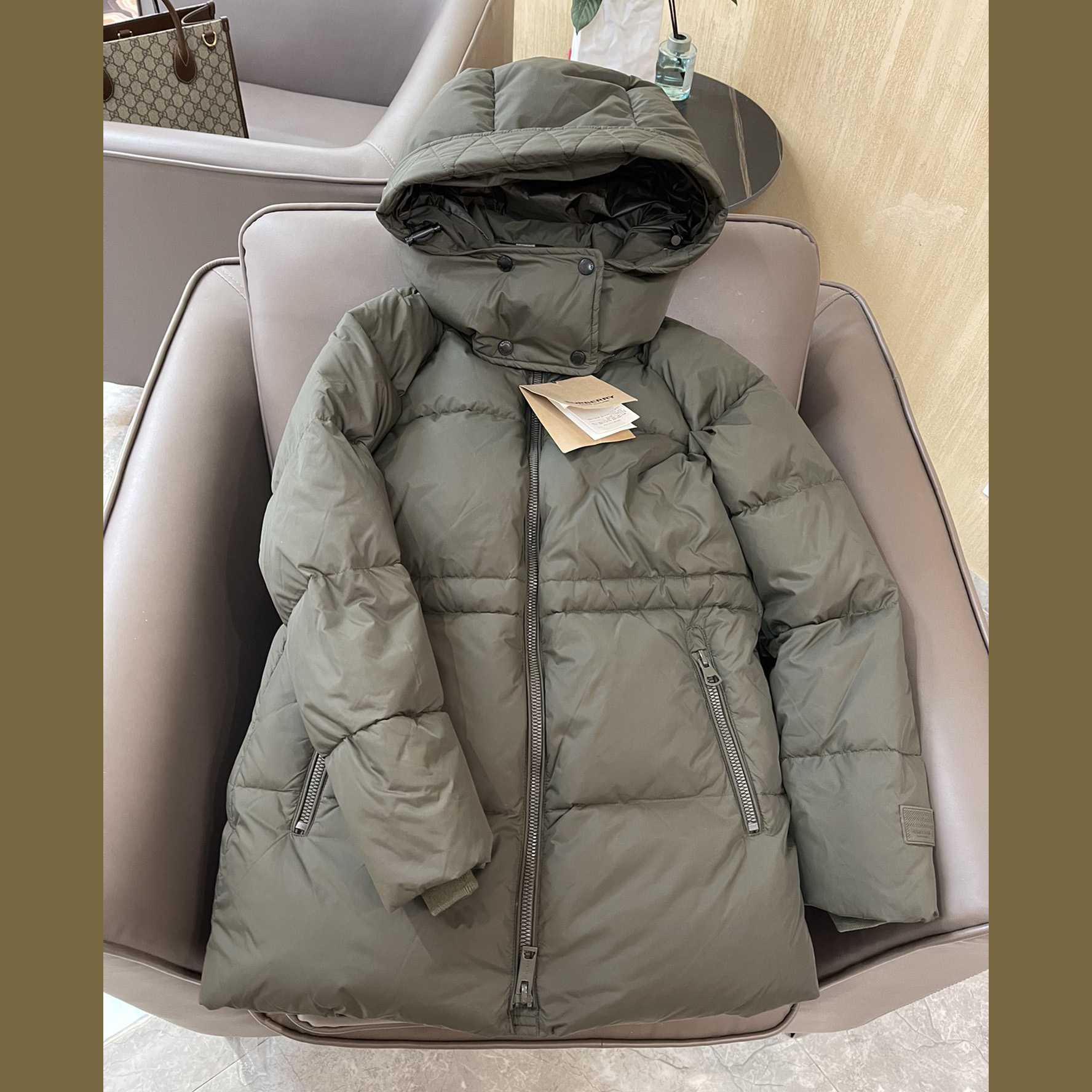 Burberry Hooded Down Jacket - PerfectKickZ