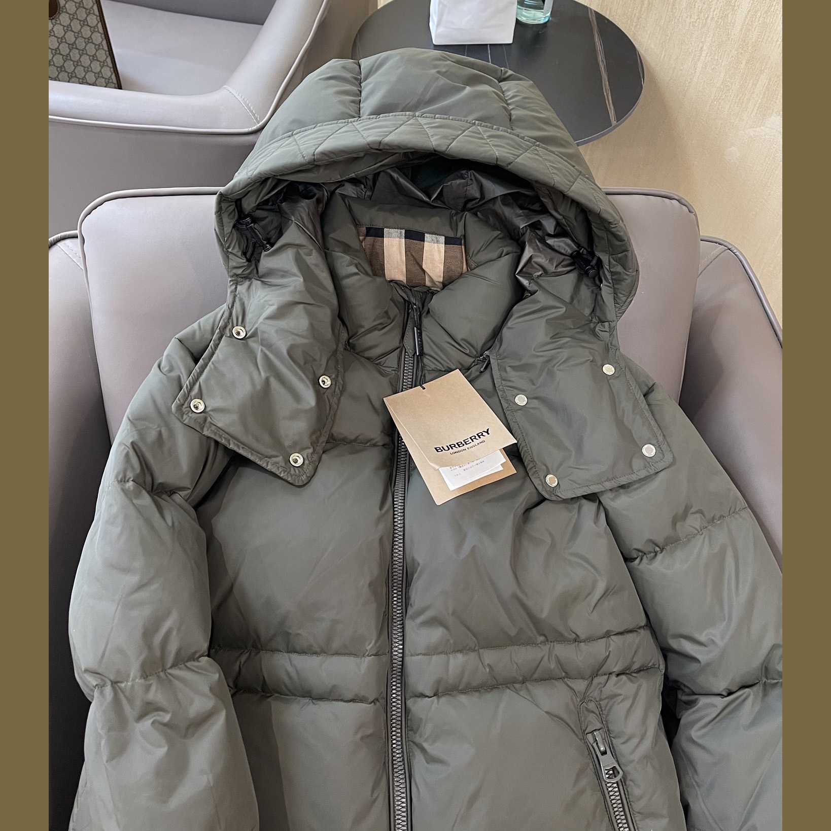 Burberry Hooded Down Jacket - PerfectKickZ