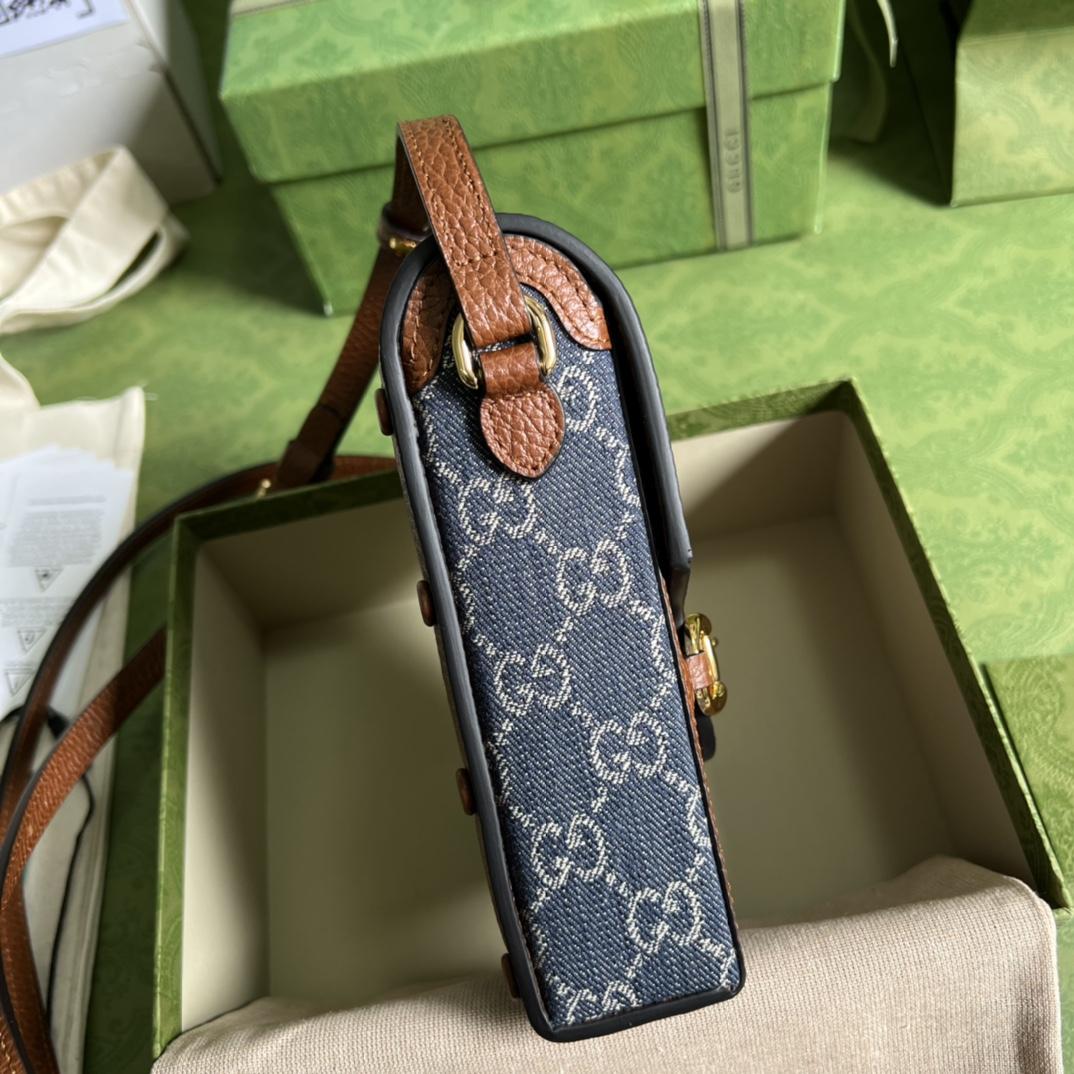 Gucci Horsebit 1955 Mini Bag(11.5-17-4CM) - PerfectKickZ