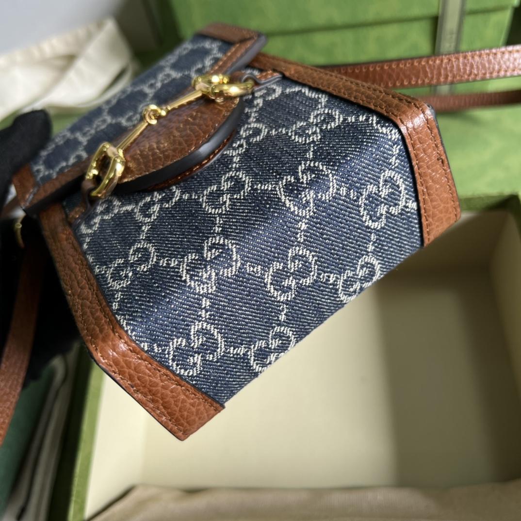 Gucci Horsebit 1955 Mini Bag(11.5-17-4CM) - PerfectKickZ
