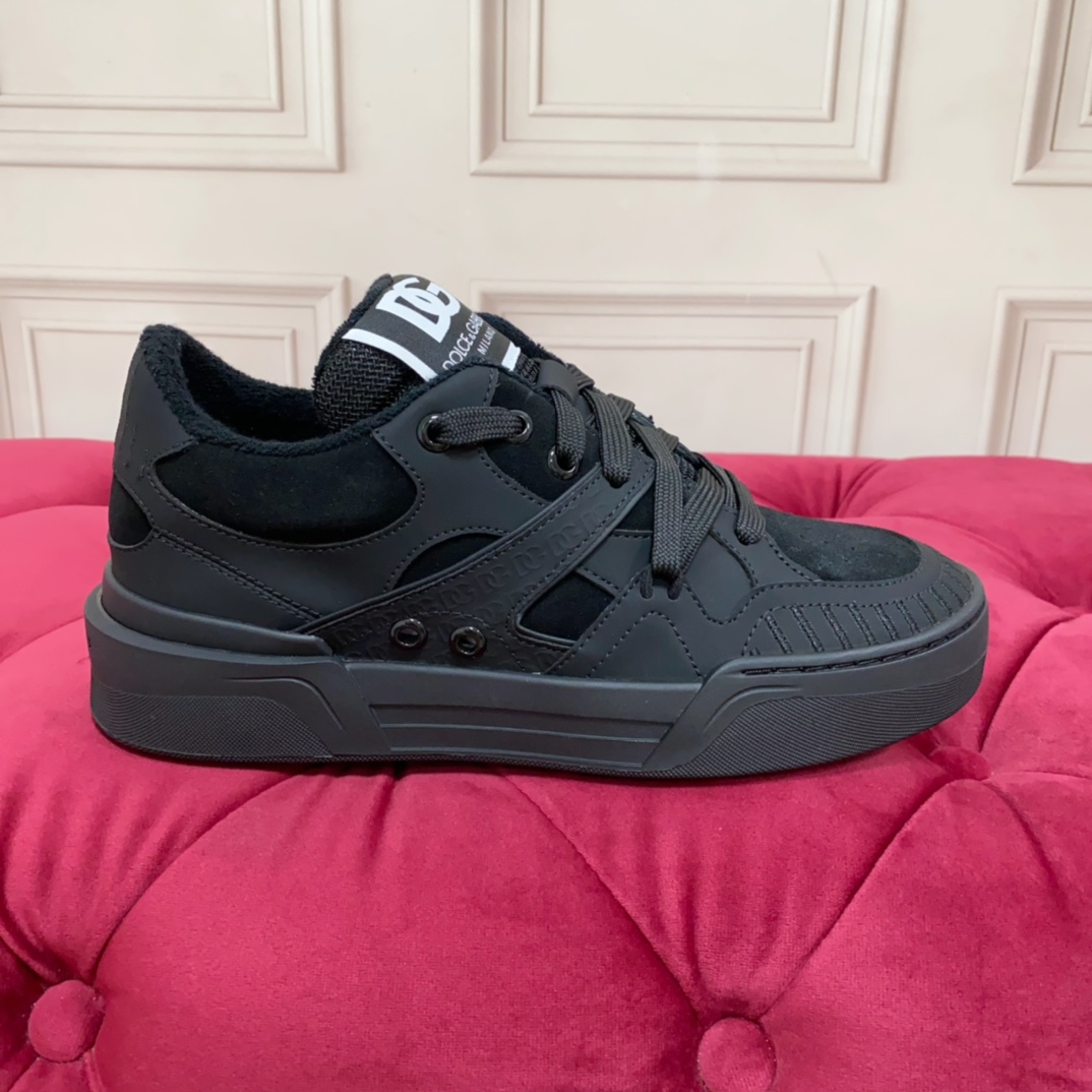 Dolce & Gabbana Mixed-material New Roma Sneakers - PerfectKickZ