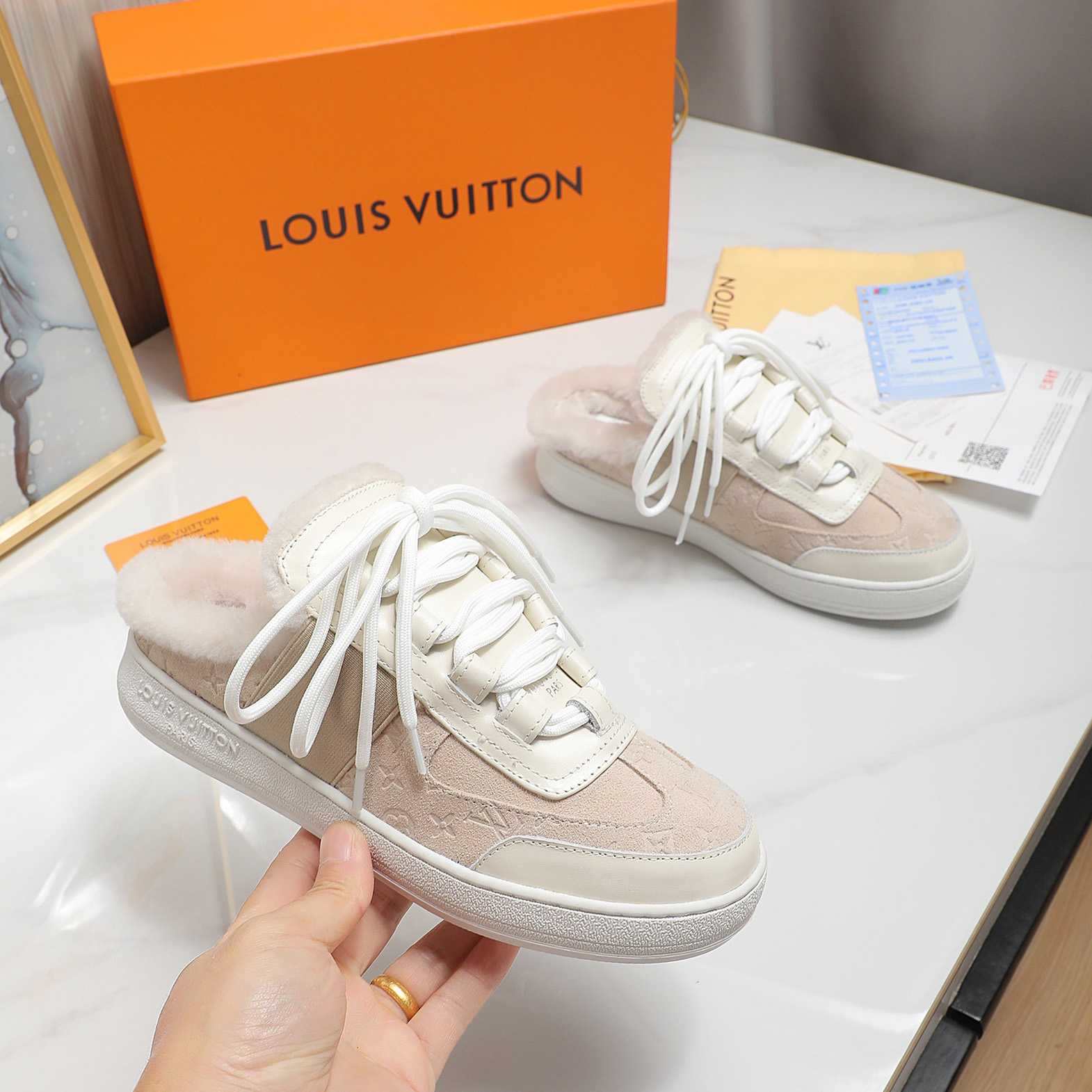 Louis Vuitton Lous Open Back Sneaker - PerfectKickZ