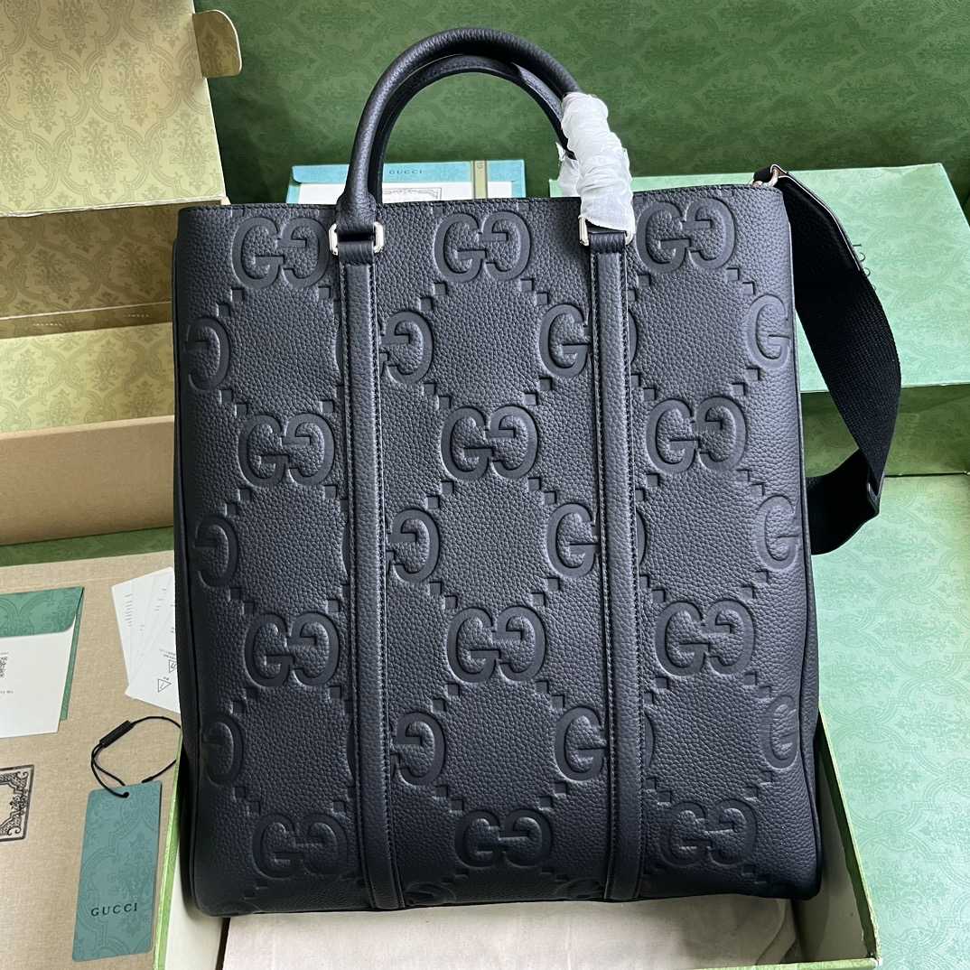 Gucci Jumbo GG Medium Tote Bag(36.5x 42x 13cm) - PerfectKickZ