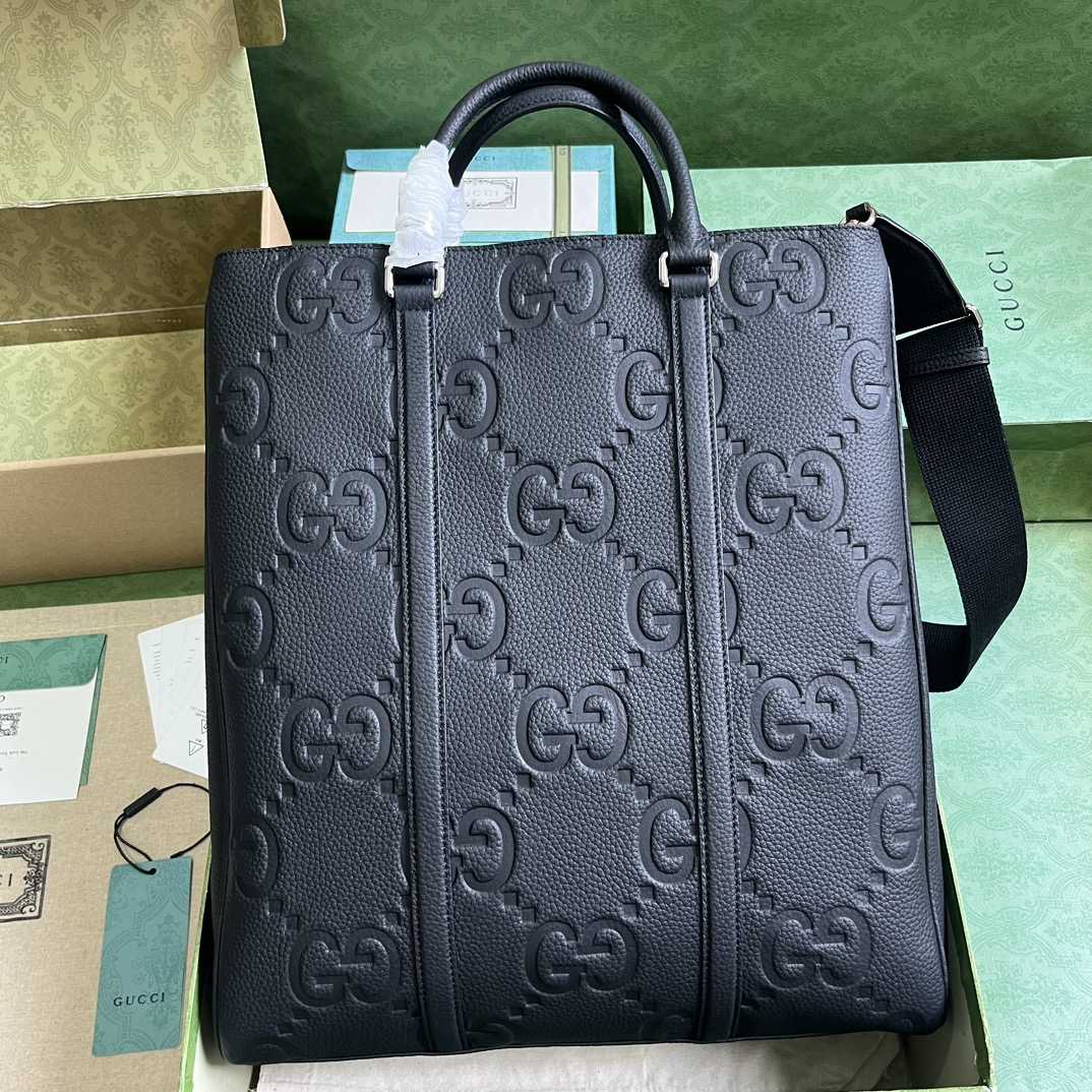 Gucci Jumbo GG Medium Tote Bag(36.5x 42x 13cm) - PerfectKickZ