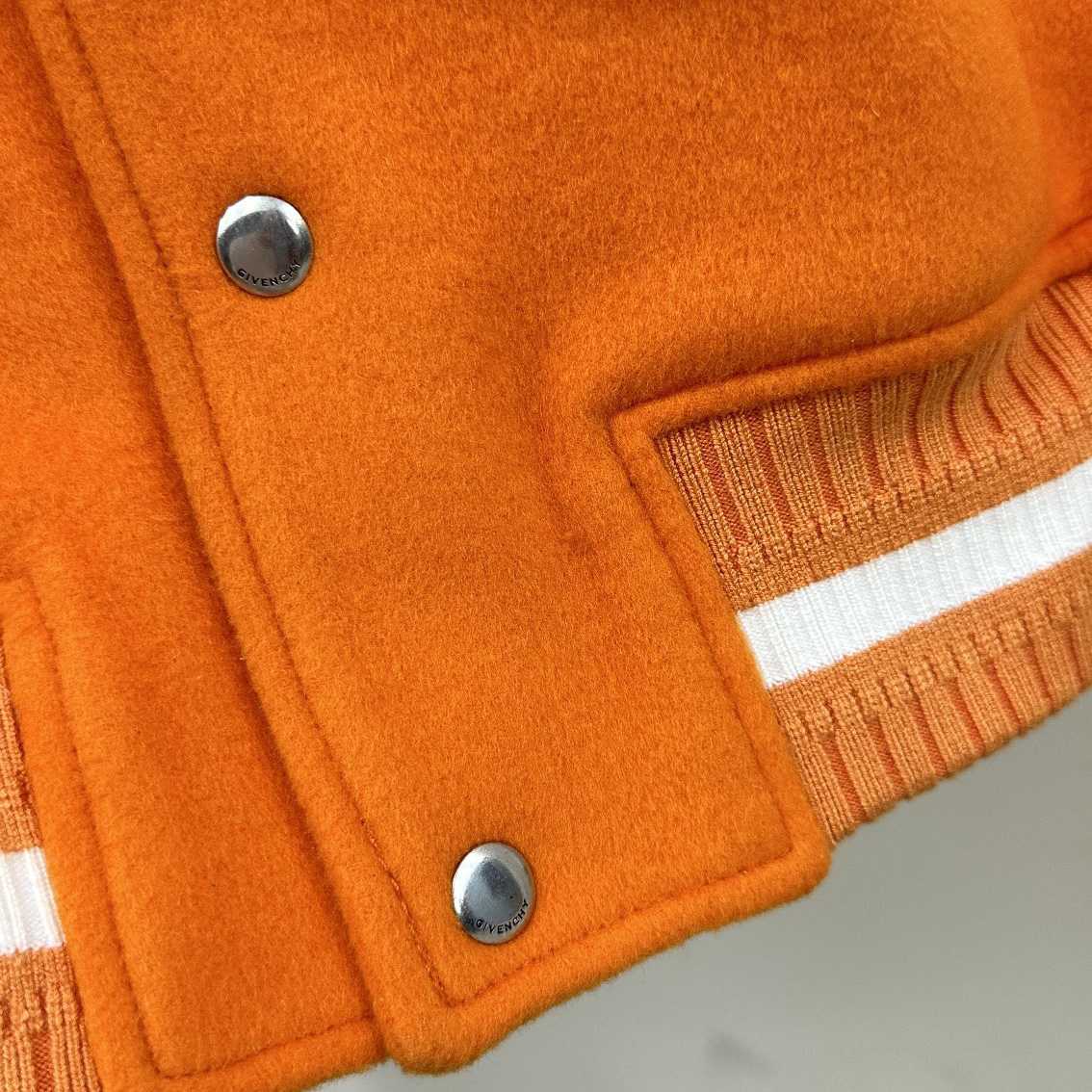 Givenchy Hooded Varsity Jacket In Wool And Leather - PerfectKickZ