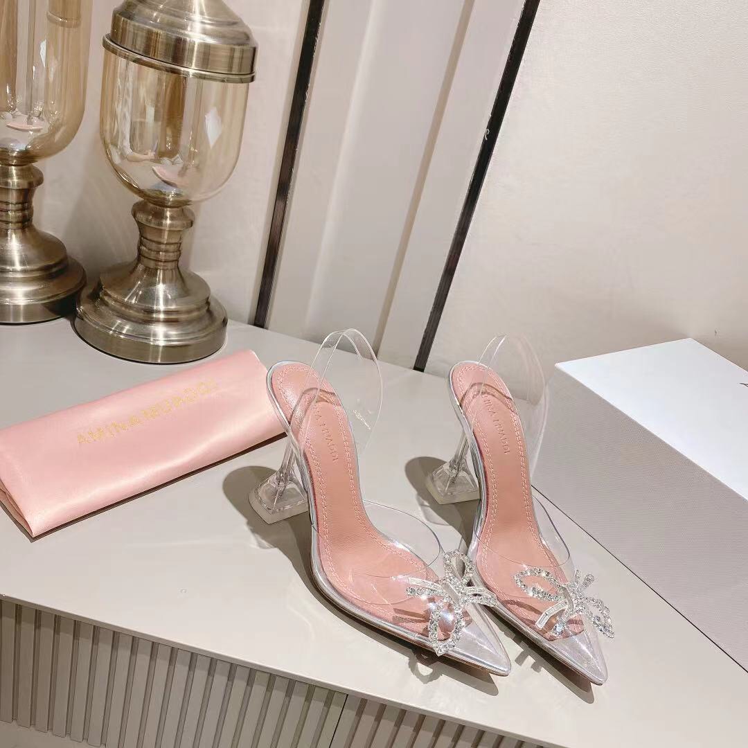 Amina Muaddi Rosie Slingback Pumps - PerfectKickZ