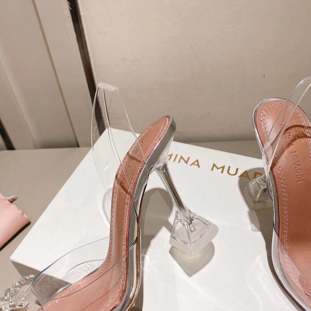 Amina Muaddi Rosie Slingback Pumps - PerfectKickZ