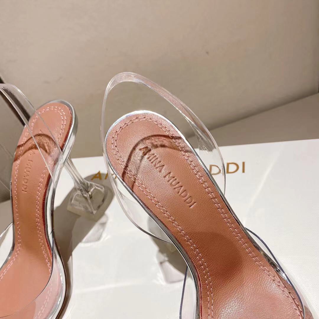 Amina Muaddi Rosie Slingback Pumps - PerfectKickZ