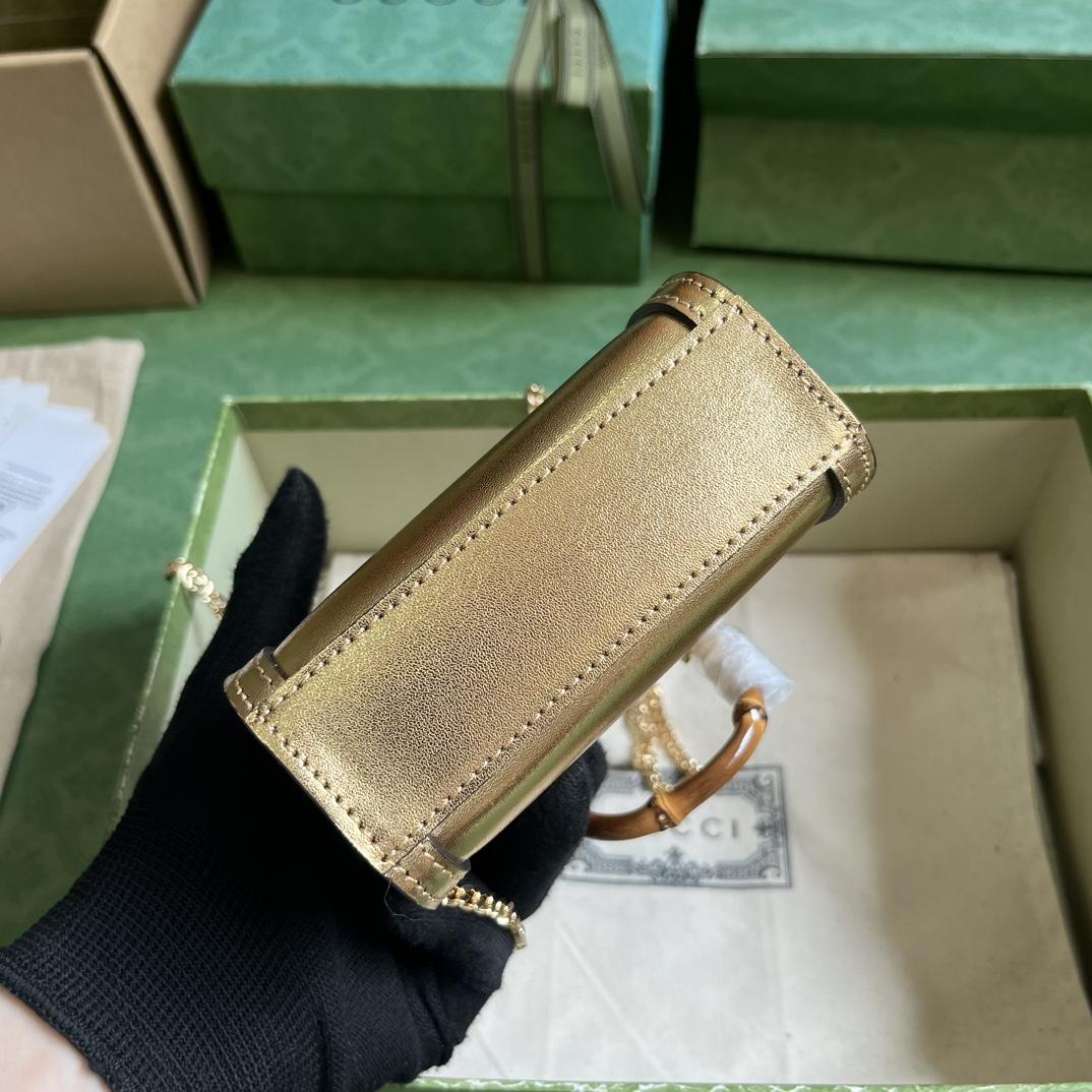 Gucci Diana Super Mini Bag (16.5x 12x 6cm) - PerfectKickZ